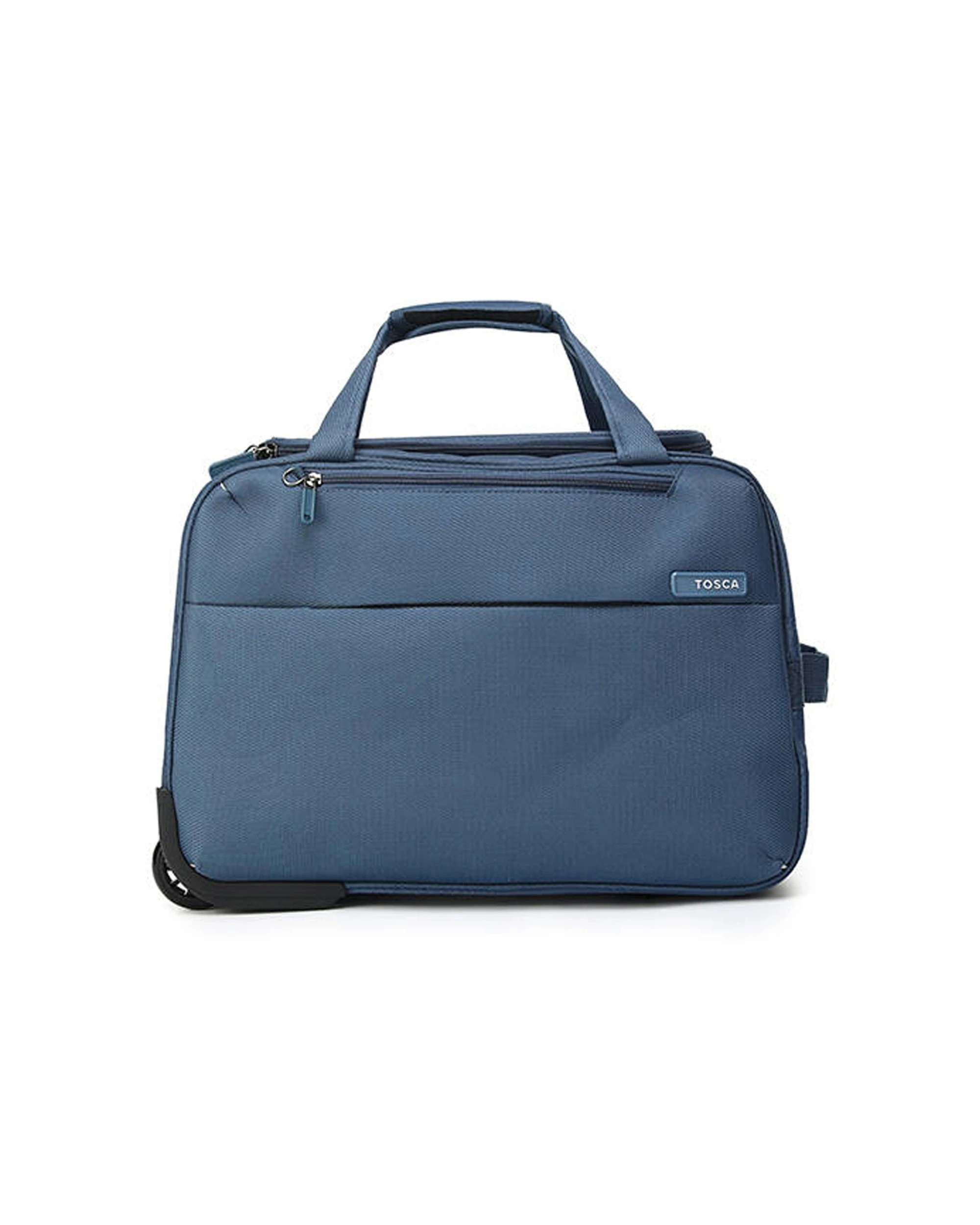 3 Tosca So-Lite 45L Cabin Travel Trolley Bag With Wheels - Blue, 3 of 3