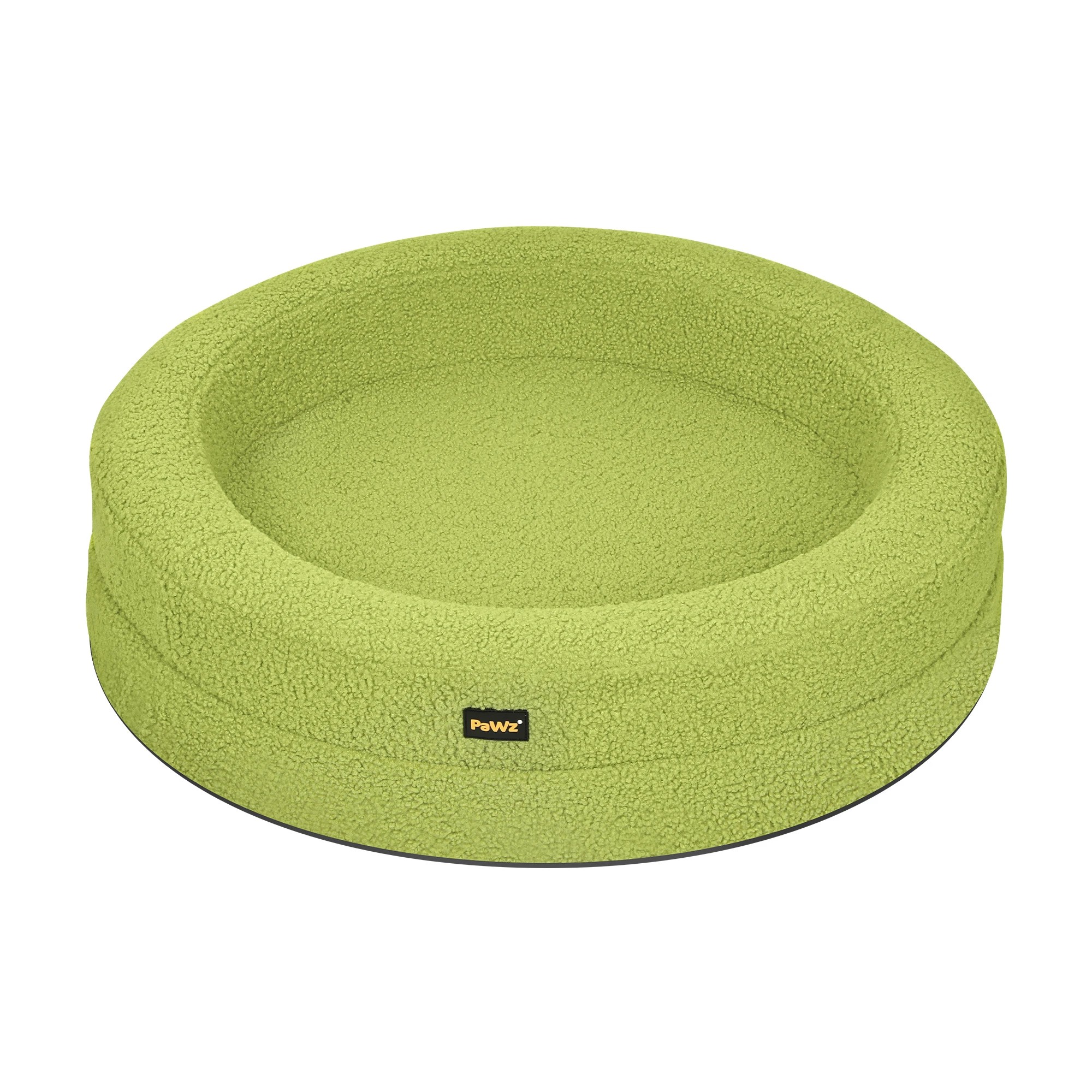 1 Pawz Washable Round Pet Bed L - Green, 1 of 9