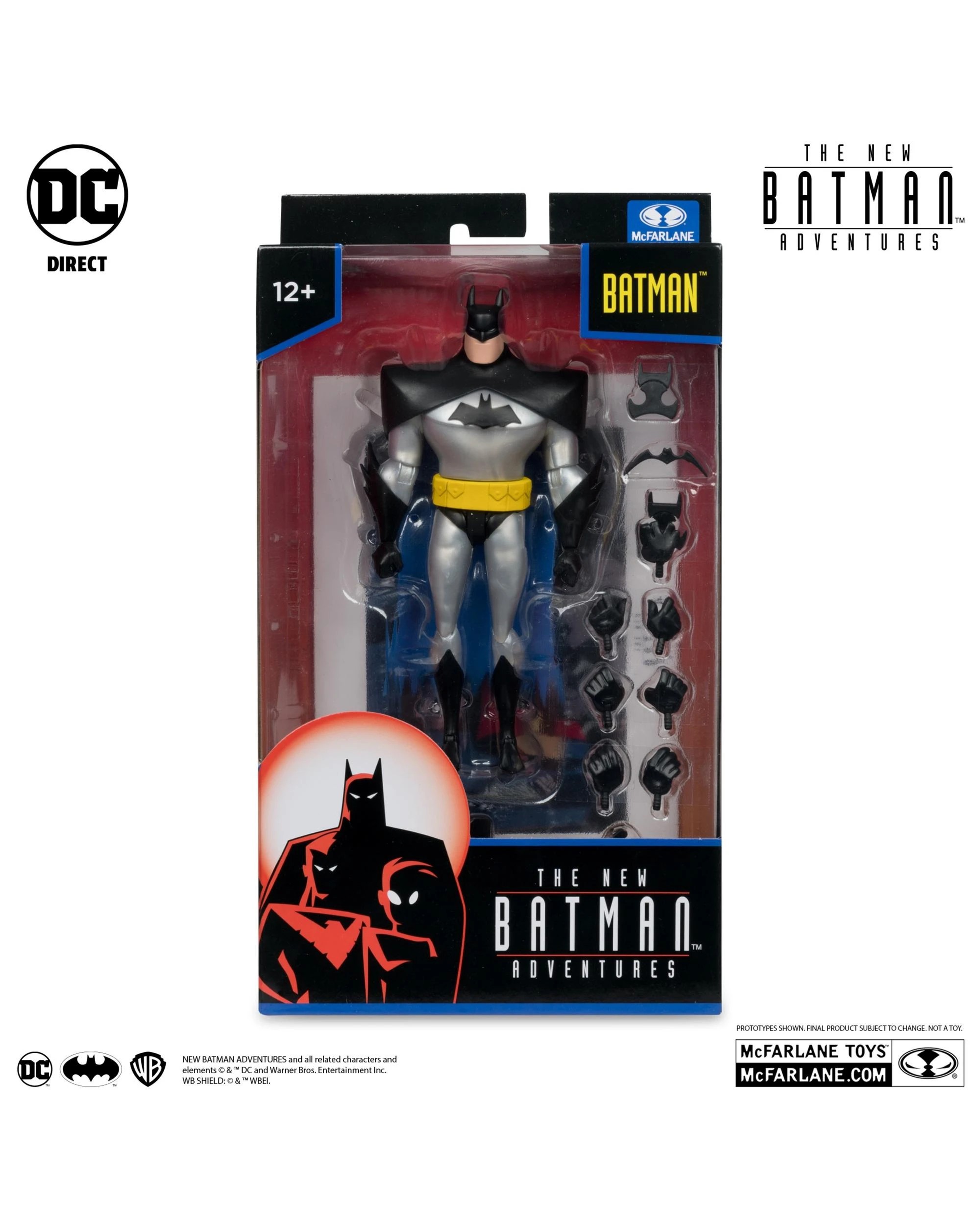 8 DC Direct The New Batman Adventures Batman 6 inch Action Figure - Silver, 8 of 10
