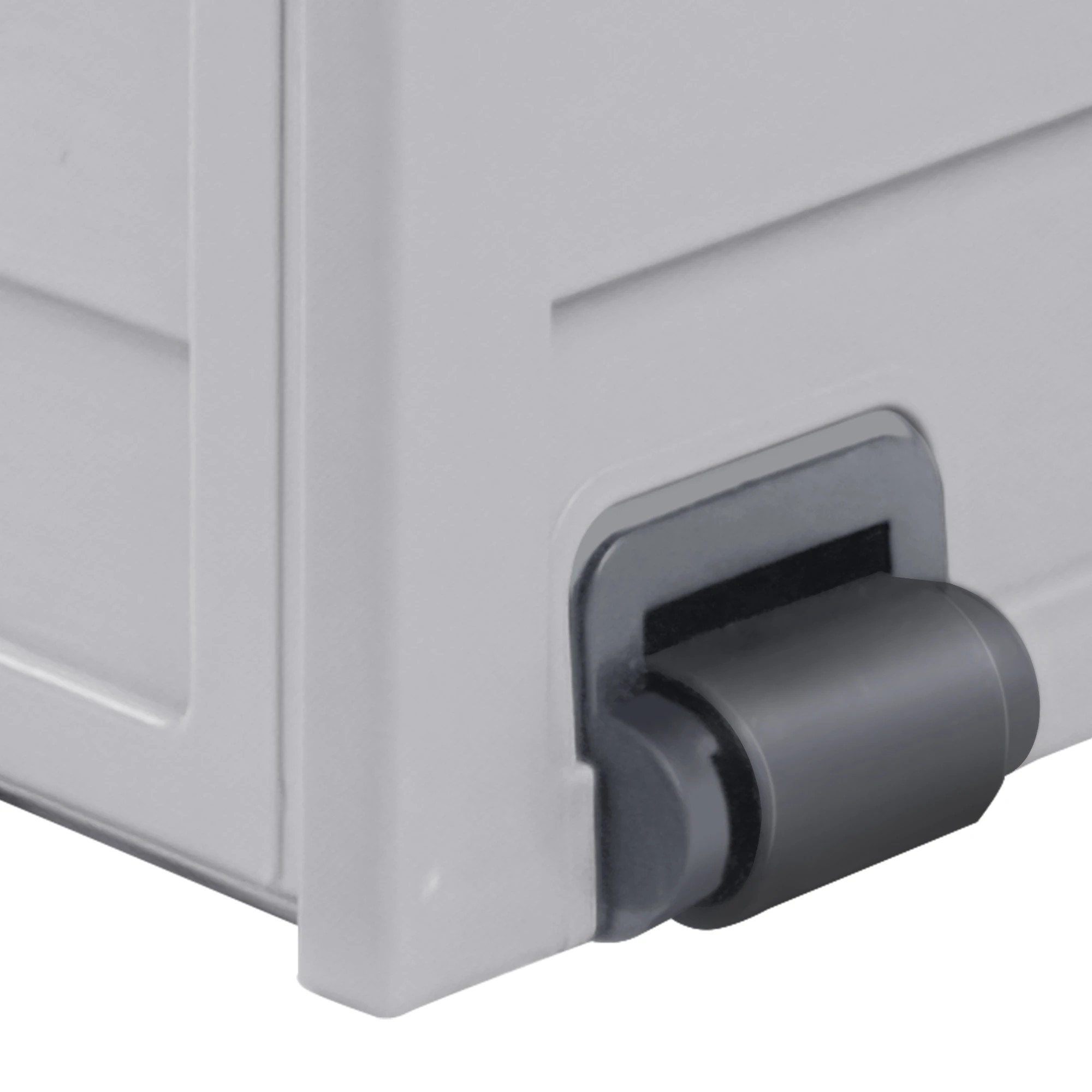 9 Livsip 290L Outdoor Storage Box Container Garden Chest Deck Tool Toy Lockable - Grey, 9 of 9