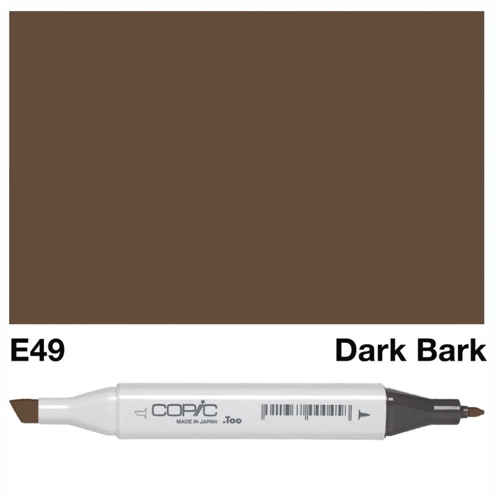 3 Copic Classic Original Dual Nib Marker E49 Dark Bank, 3 of 3