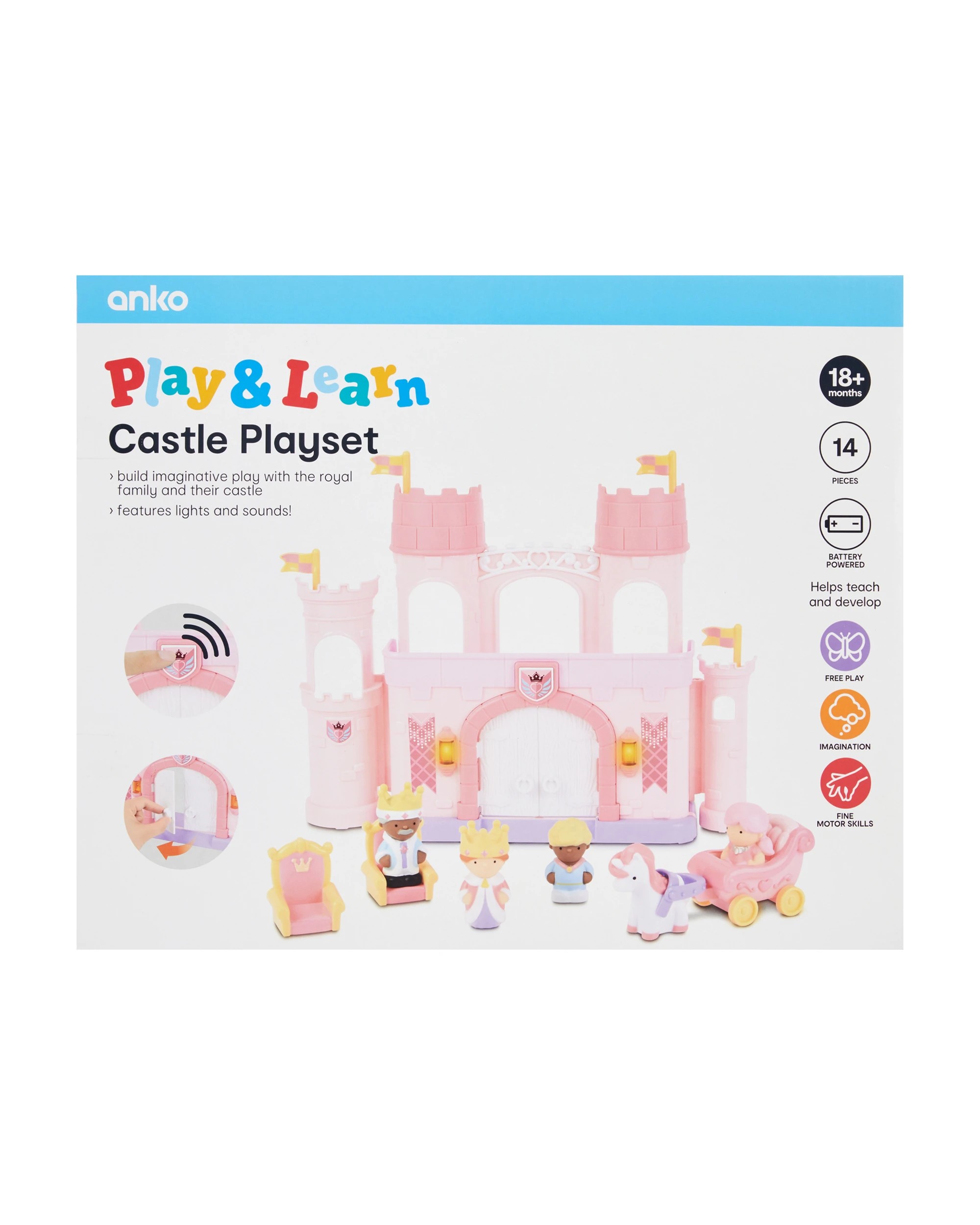 8 14 Piece Castle Playset, 8 of 8