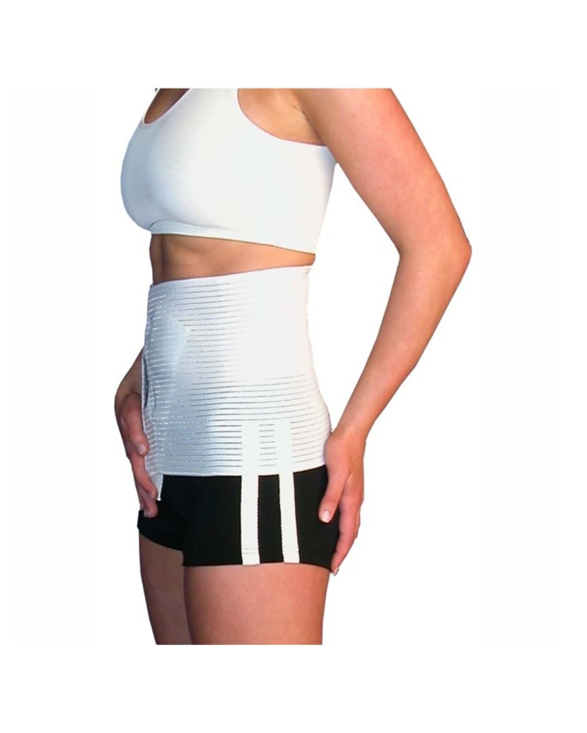 2 Bodyassist Abdominal Belt Lightweight Orthopaedic Compression Support X-Large - White, 2 of 2
