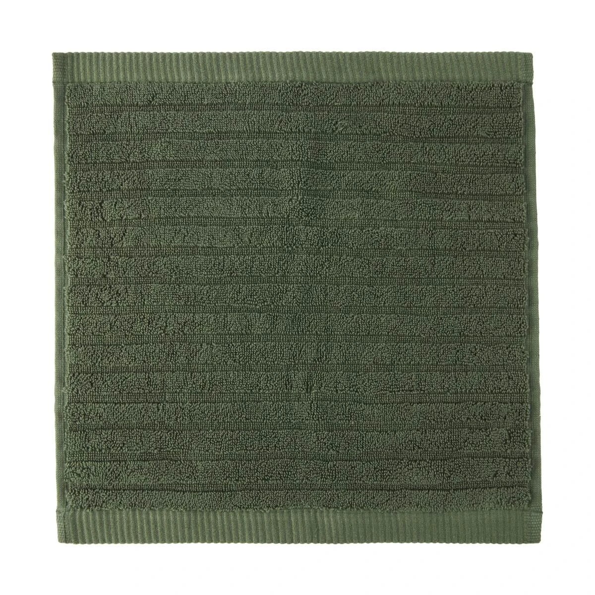 3 Australian Cotton Face Washer - Green, 3 of 6