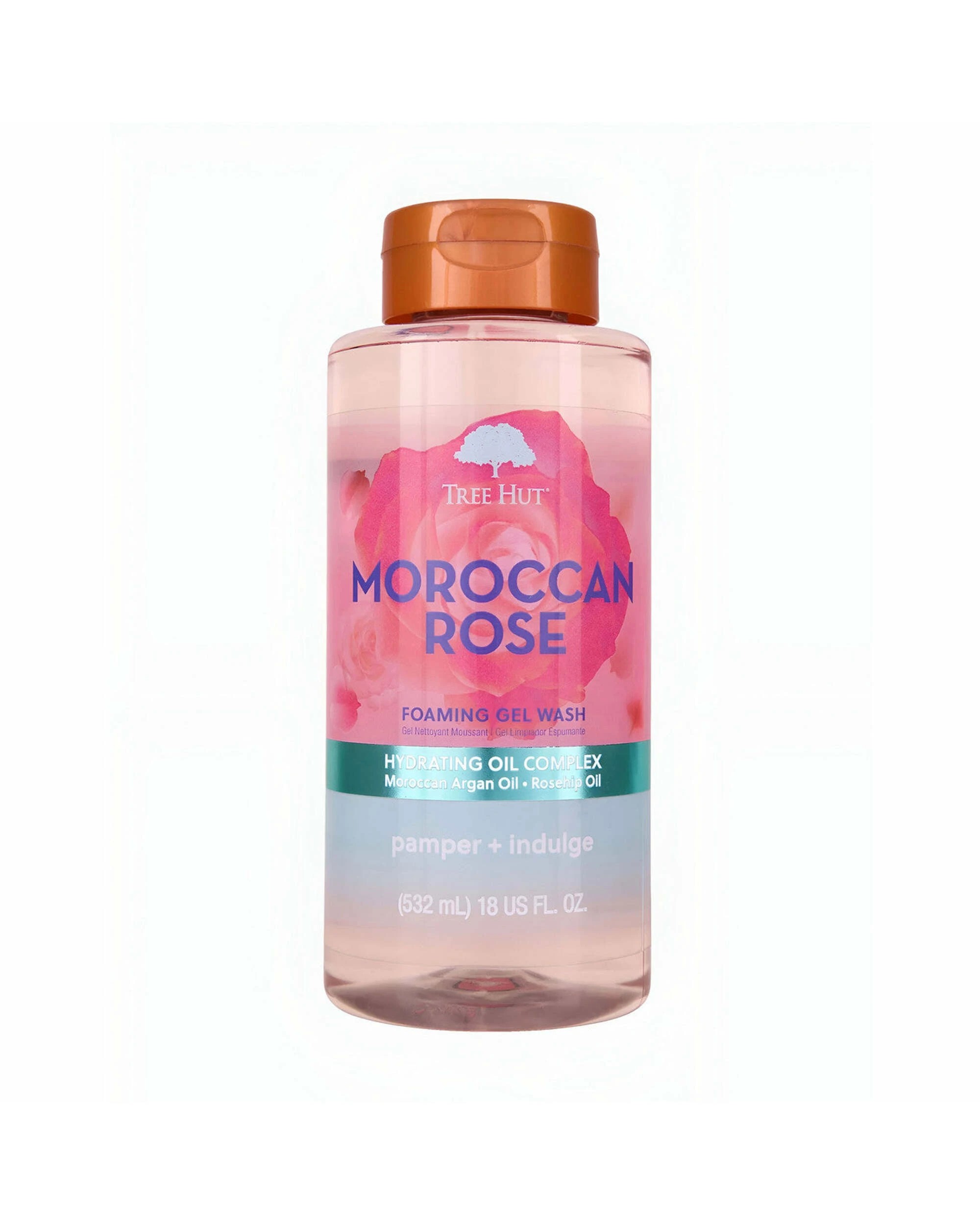 1 Tree Hut Moroccan Rose Foaming Gel Body Wash 532ml, 1 of 1
