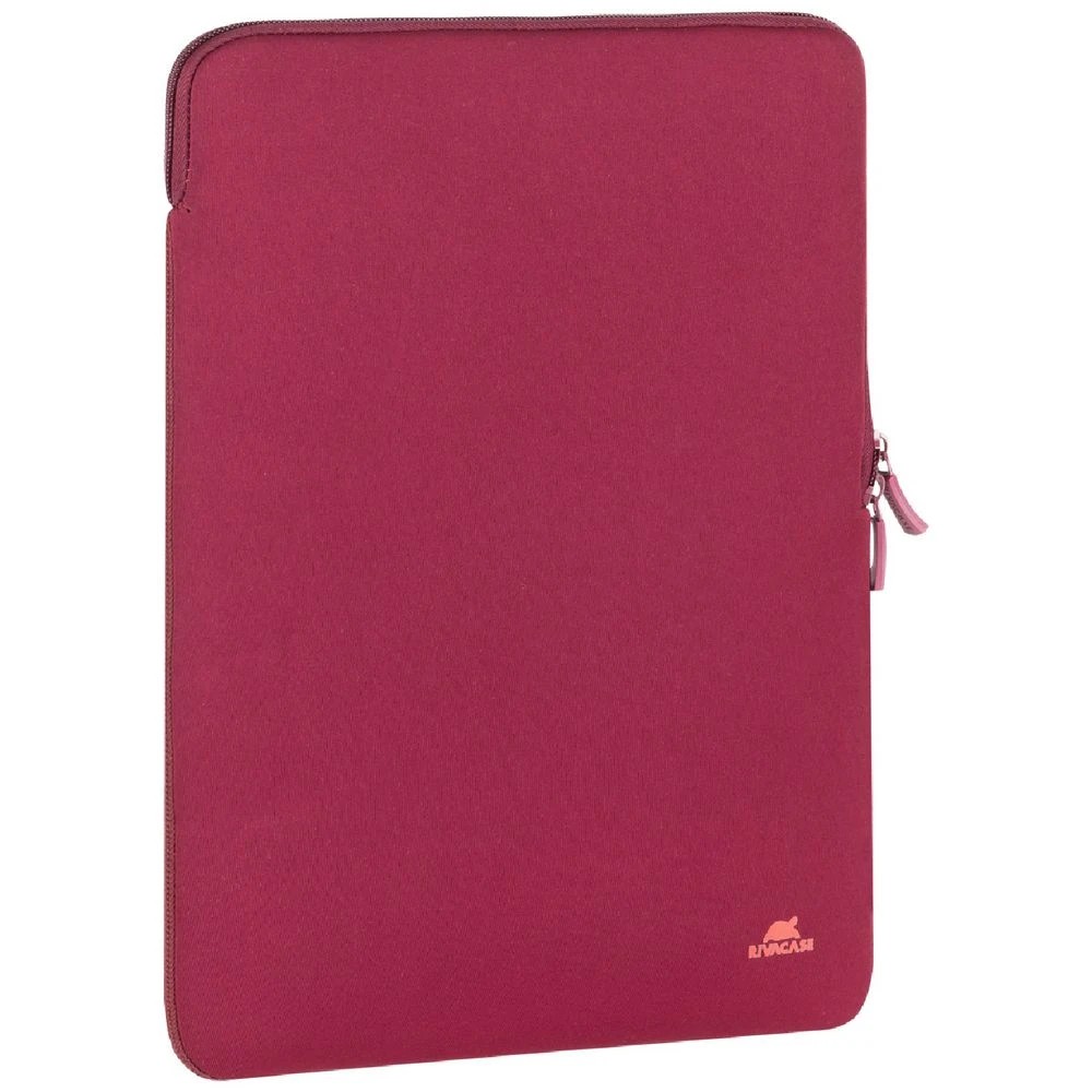 2 Rivacase Vertical 14" Laptop Sleeve Burgundy, 2 of 10