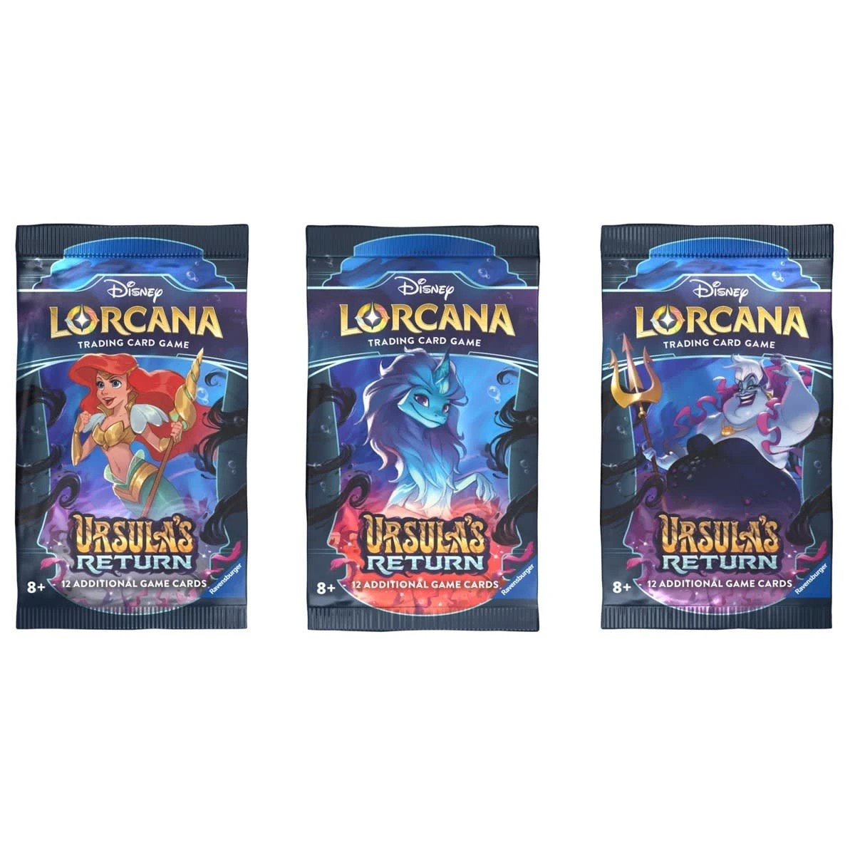 1 Disney Lorcana Trading Card Game: Ursula's Return Booster Pack - Assorted, 1 of 1