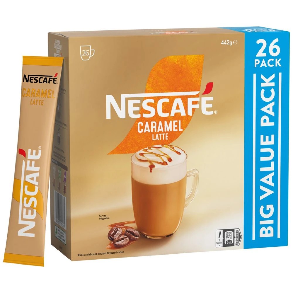 6 Nescafe Caramel Sachets 26 Pack, 6 of 10