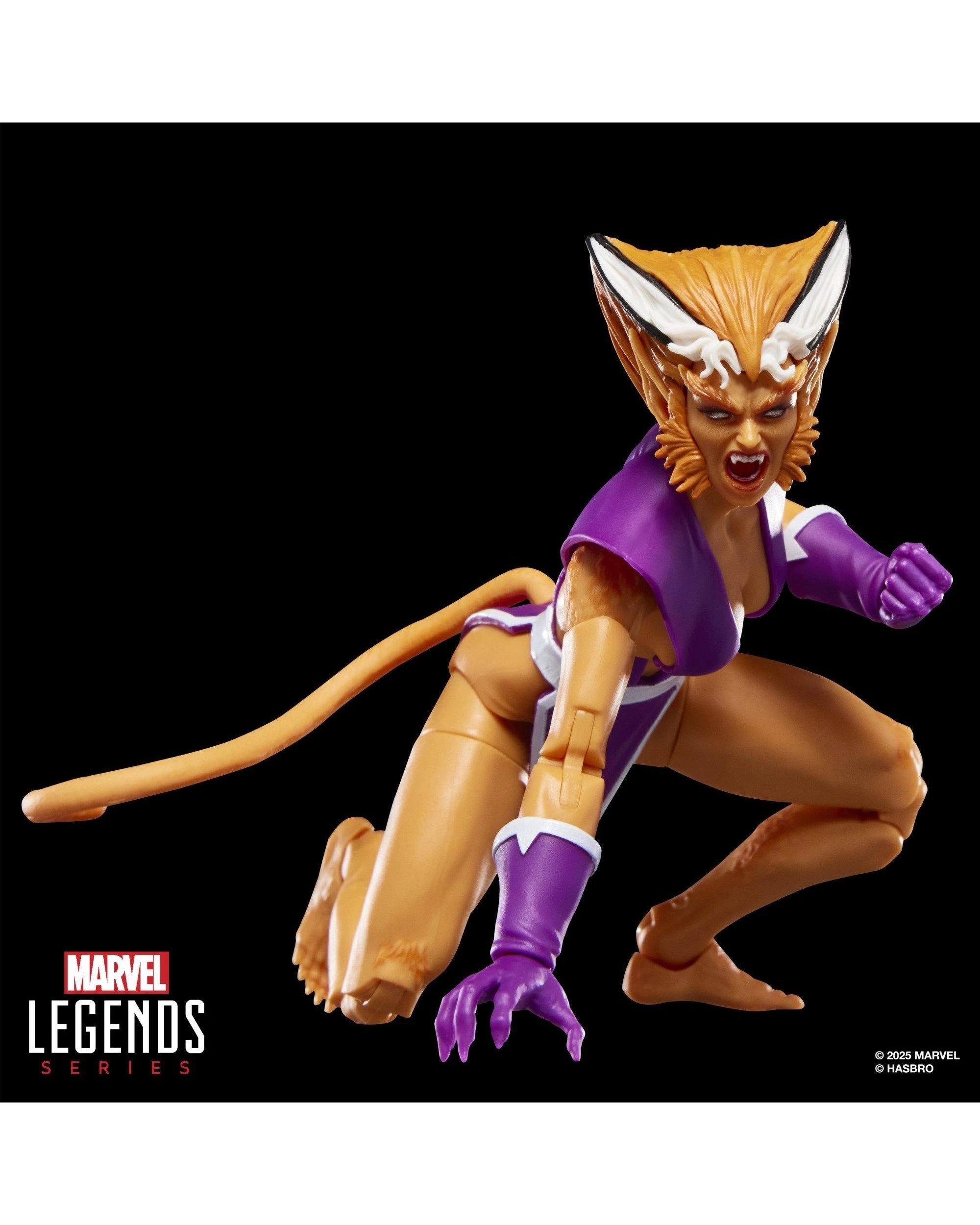 6 Hasbro Marvel Legends Series X-Force Feral Action Figure, 6 of 10