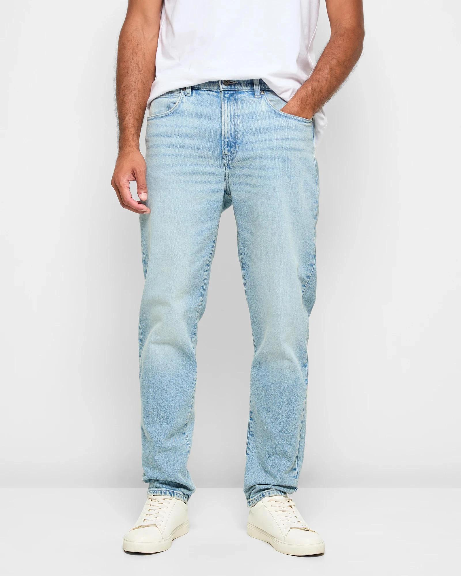 1 Target Denim Tapered Denim Jeans LIGHT INDIGO, 1 of 7