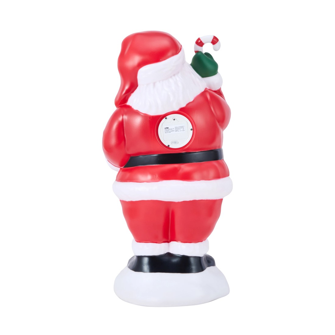 5 Battery Operated LED Light Up Blow Mold Santa, 5 of 7