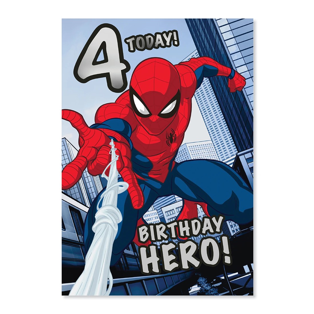 3 Connections from Hallmark Kids Birthday Card - Marvel Spider-Man Hero 4th, 3 of 3
