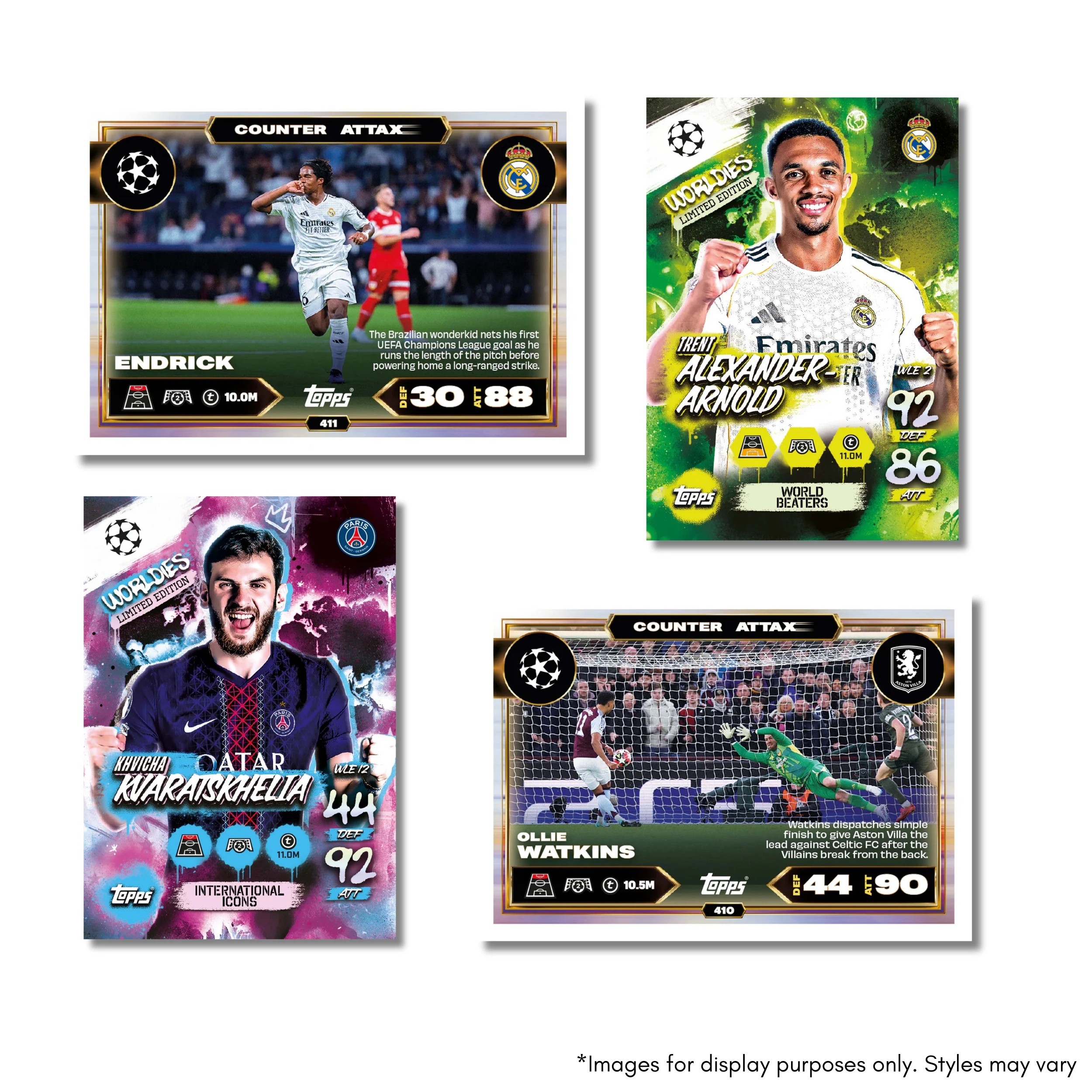 7 Topps UCC Match Attax 2025/2026 Edition Trading Card Mini Tin - Assorted, 7 of 7