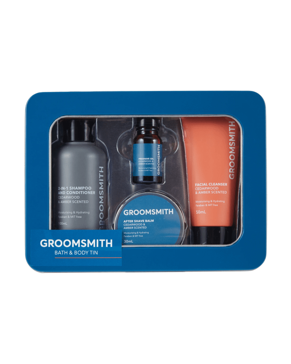 Groomsmith Bath and Body Tin