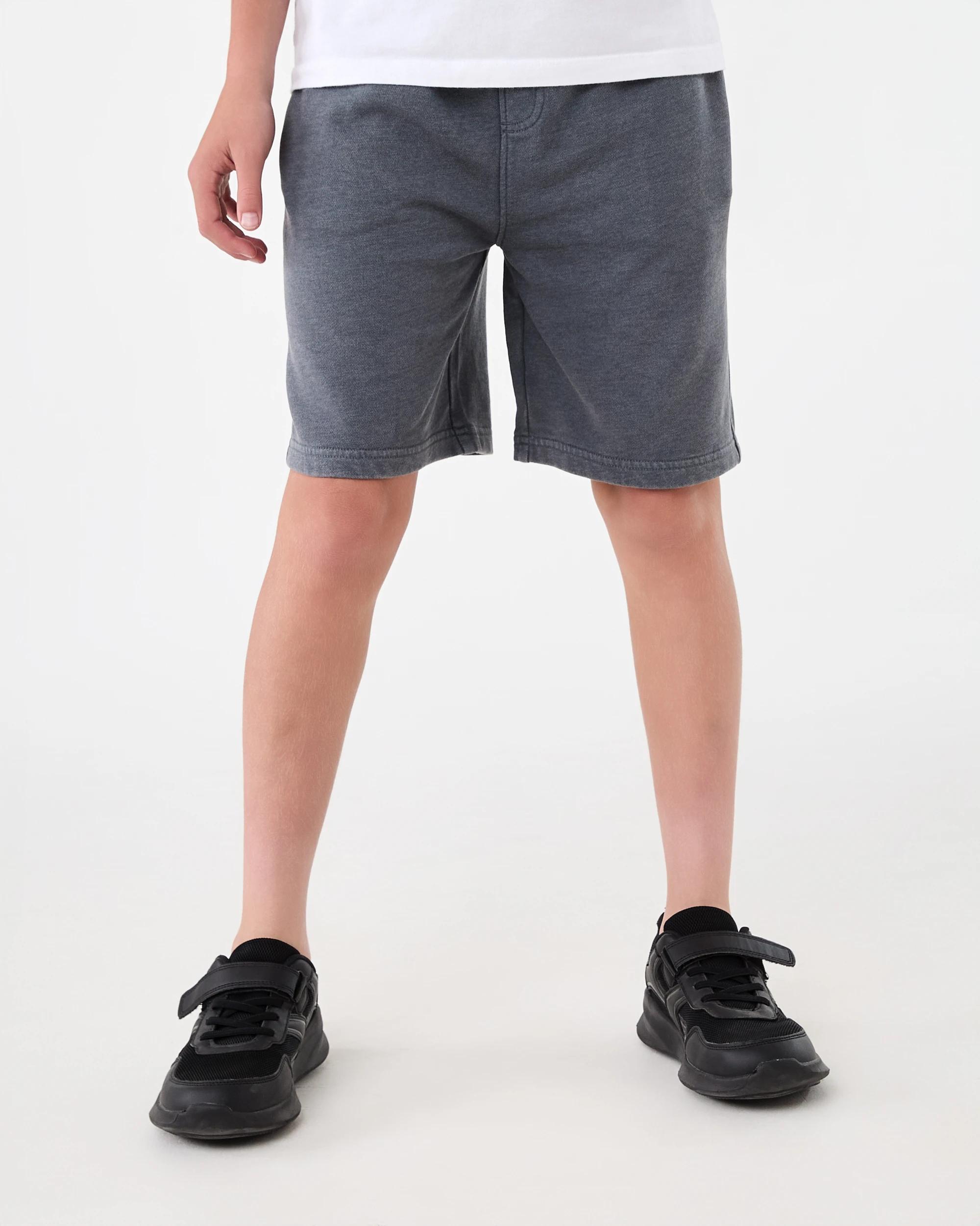 1 Washed Knit Shorts Greyblu, 1 of 6