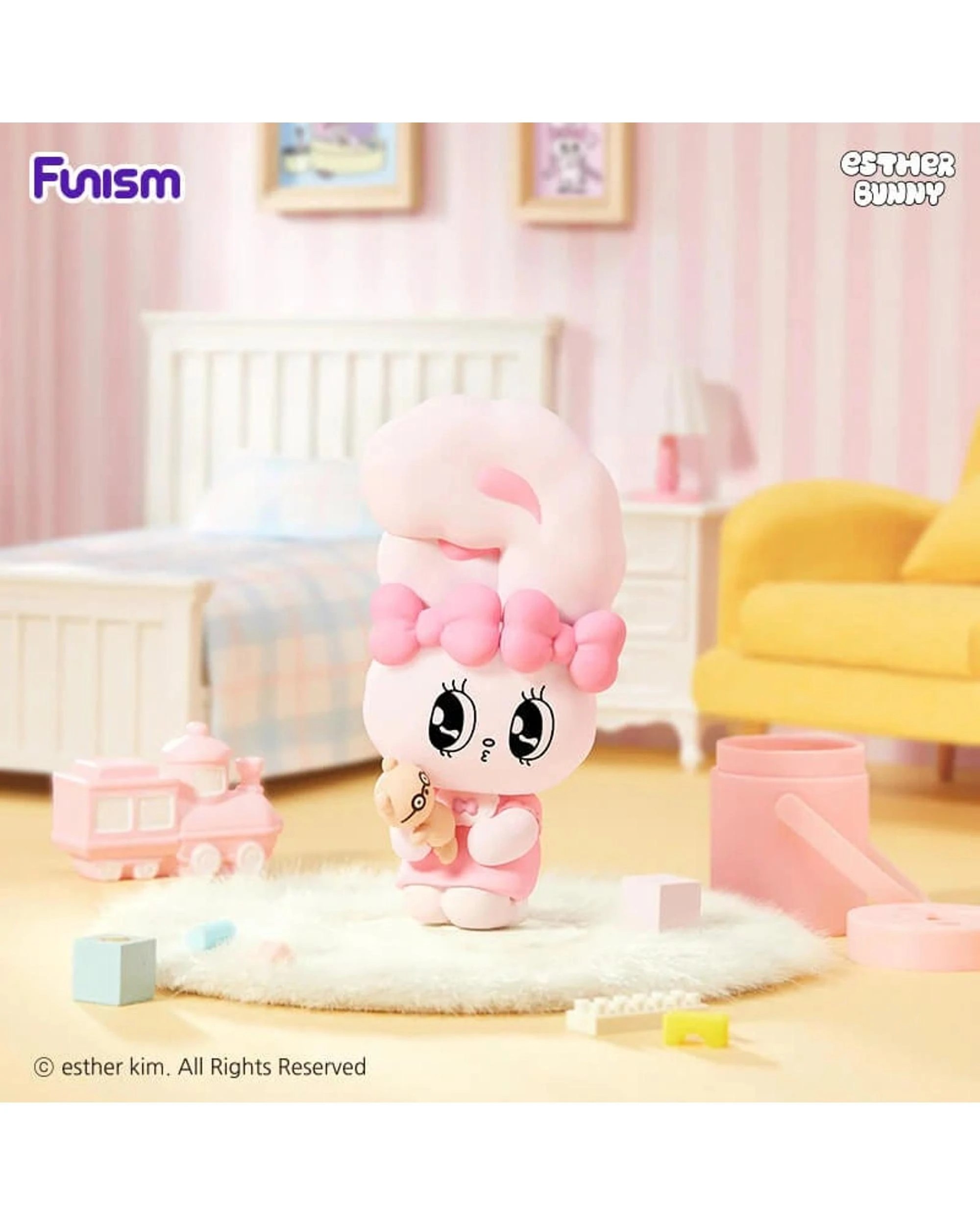 5 Funism Esther Bunny Young Blossom Series Figures Blind Box, 5 of 10