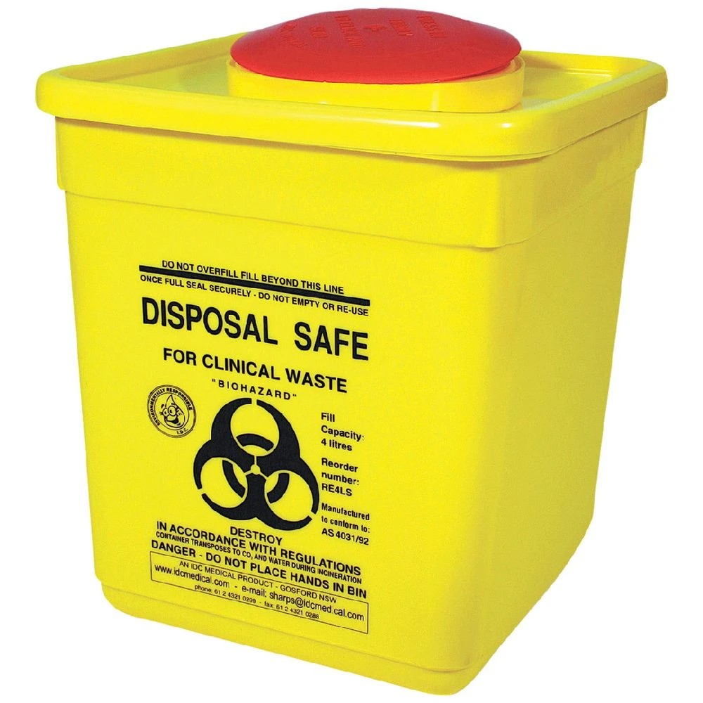 1 Brady Sharps Container 4.75L Yellow, 1 of 1