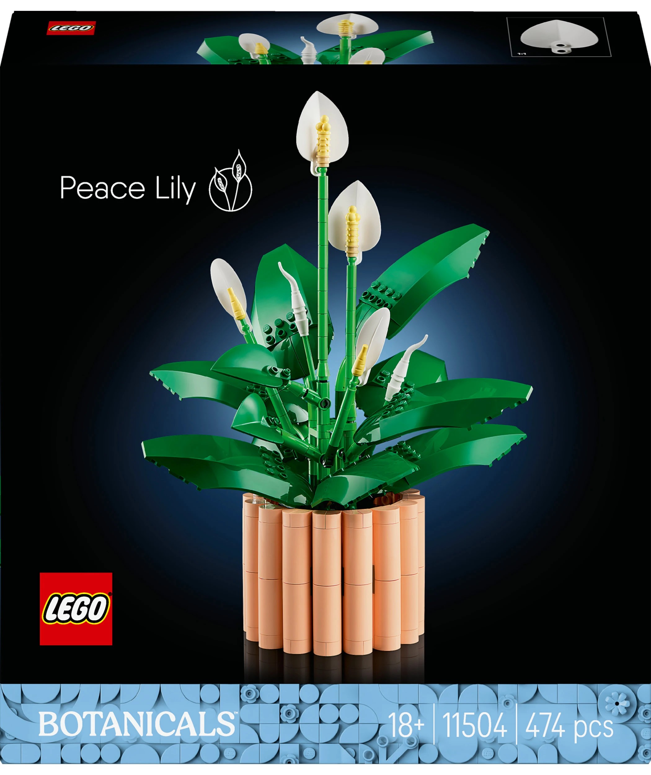 1 LEGO Botanicals Peace Lily 11504, 1 of 10