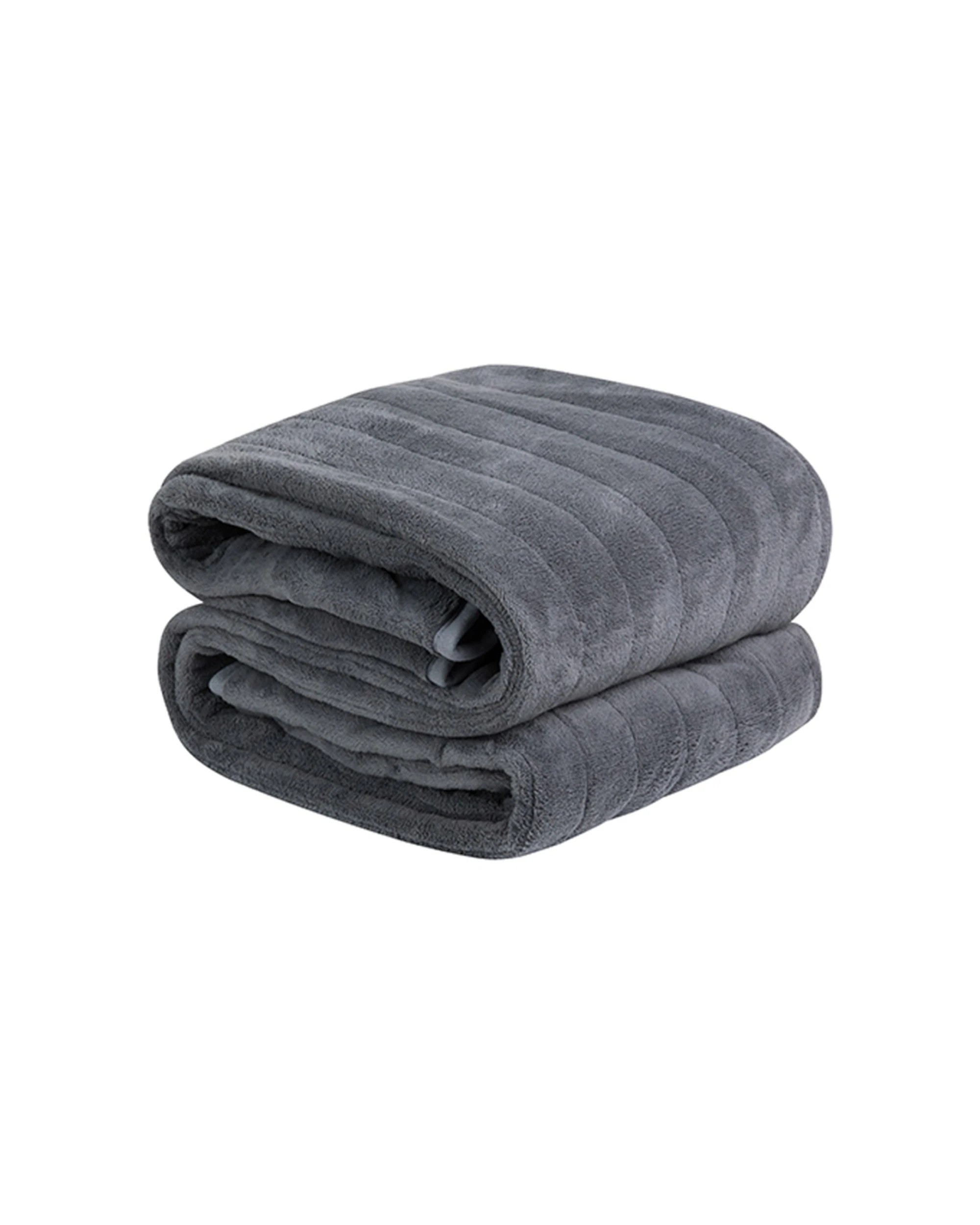2 Russell Hobbs Soft Microfleece Heated Throw with 9 Heat Settings 180x130cm - Grey, 2 of 2