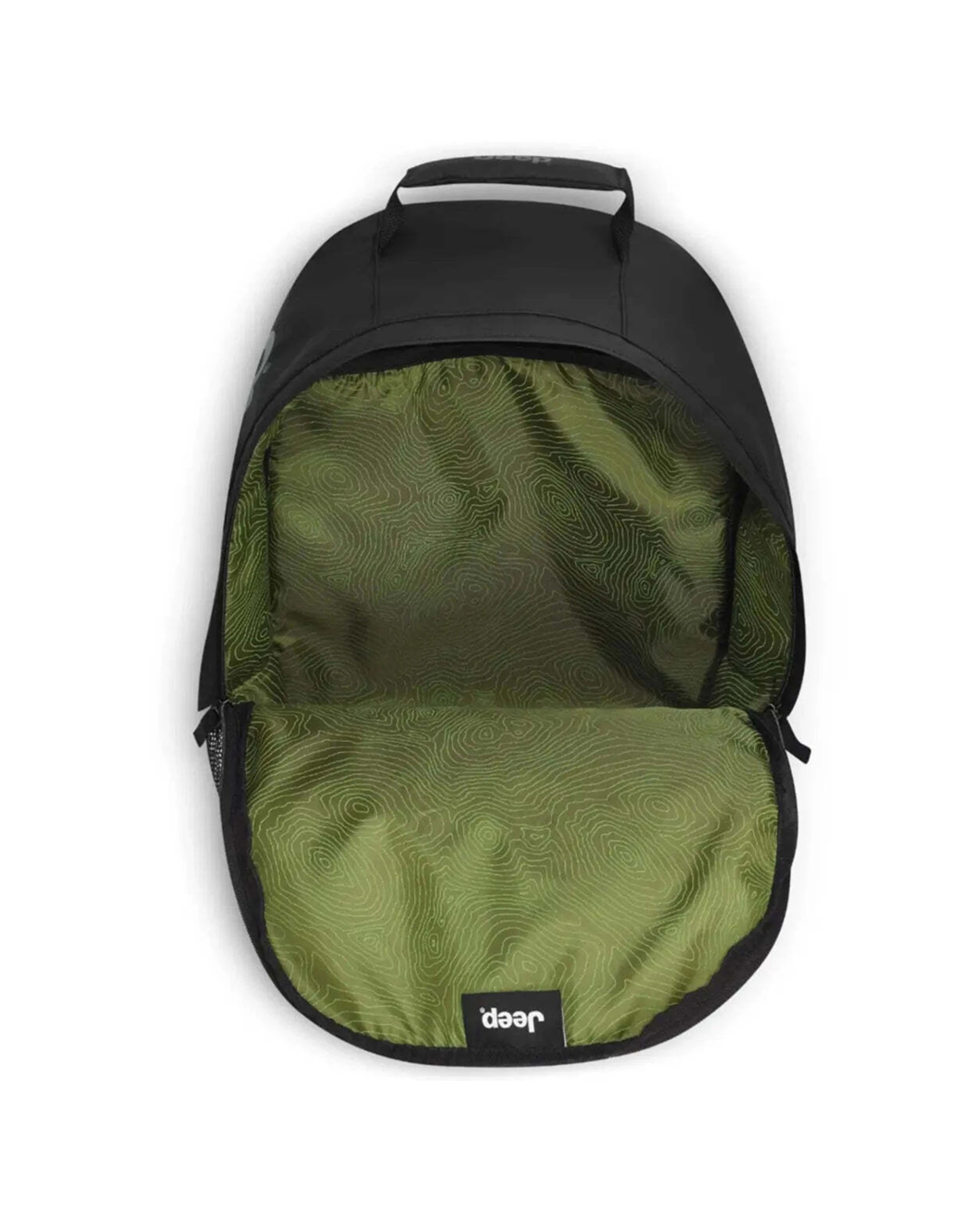 3 Jeep Dual Material 15.6in Laptop Backpack Recycled Water-Repellent Polyester 36.8L - Black, 3 of 7
