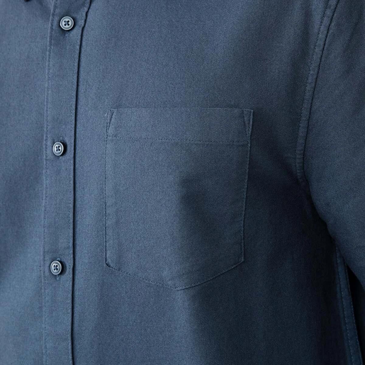 7 Long Sleeve Oxford Shirt BLUE NIGHTS, 7 of 7