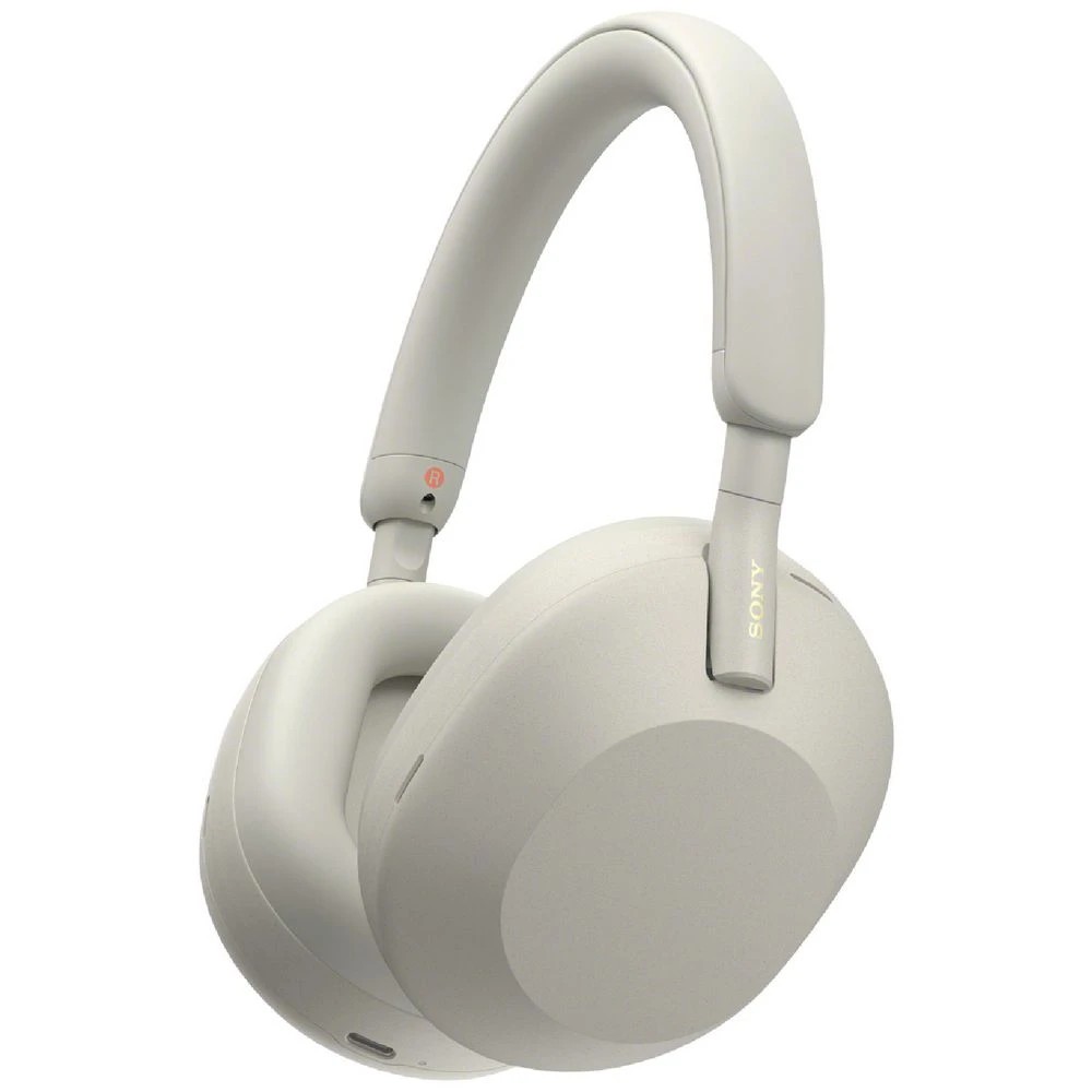 1 Sony WH-1000XM5 Wireless Noise Cancelling Headphones Silver, 1 of 9