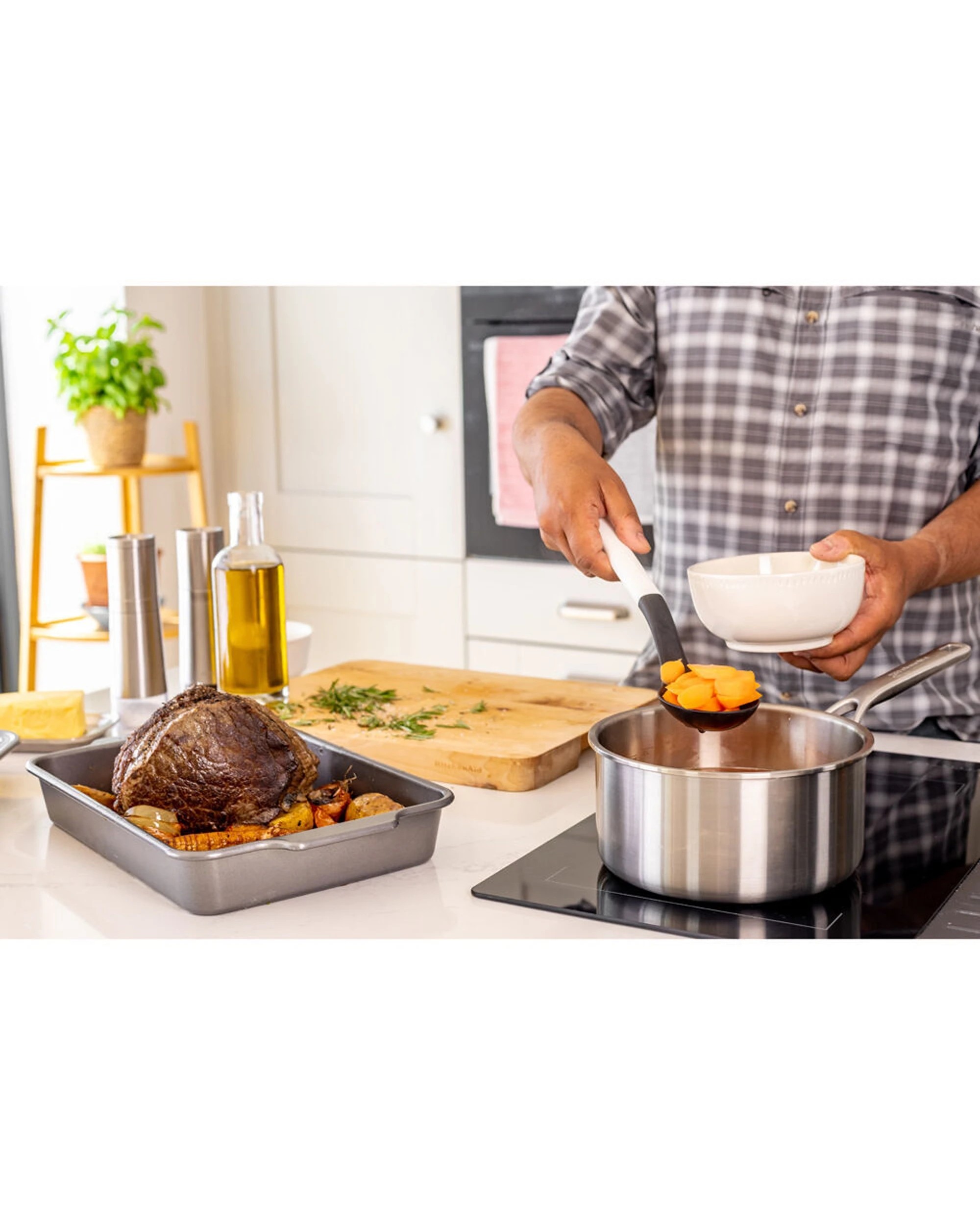 6 KitchenAid Classic Slotted Nylon Cooking Spoon 2PK Heat Resistant Ergonomic Handle - Multi, 6 of 6