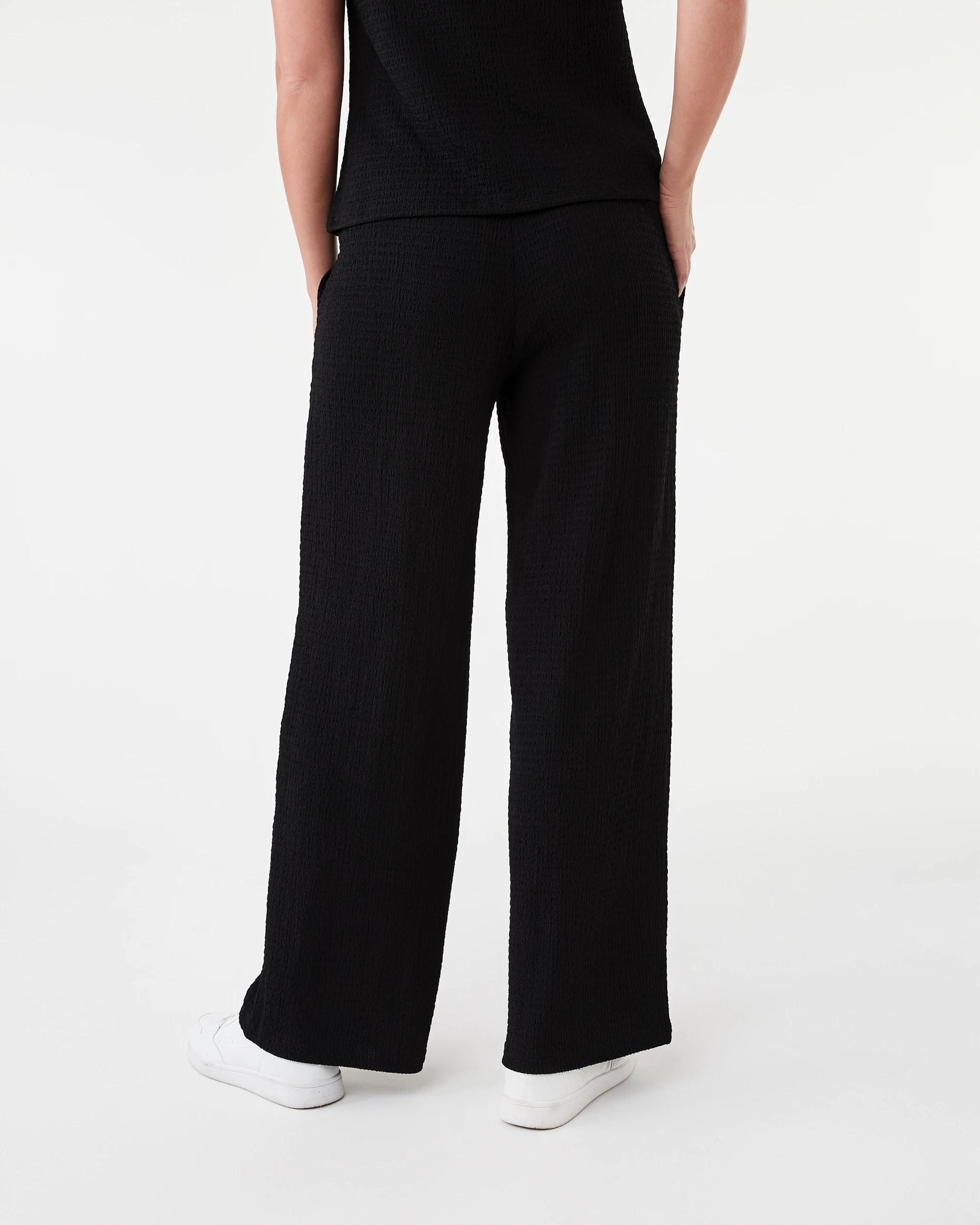 3 Textured Pants Black, 3 of 6