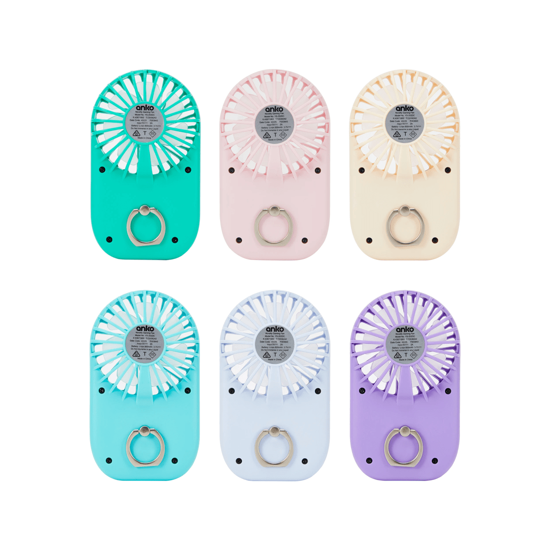 3 Printed Gaming Fan - Assorted, 3 of 10