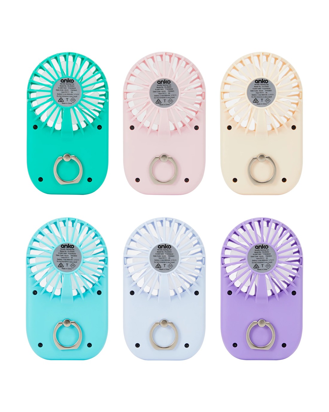 3 Printed Gaming Fan - Assorted, 3 of 10