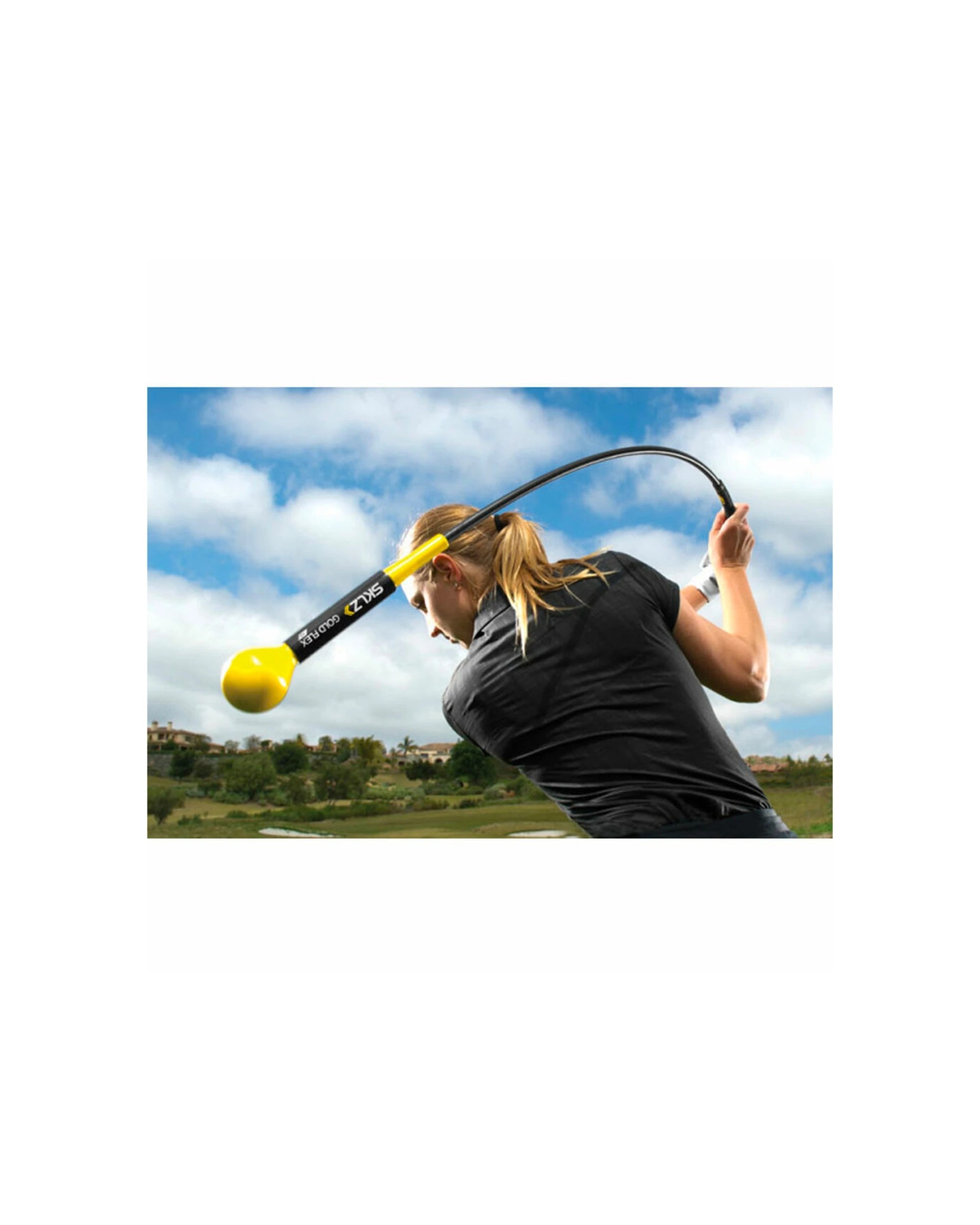 3 Sklz 1.2m Flex Golf Strength and Tempo Trainer for Swing Power and Flexibility 1.2m - Black, 3 of 3