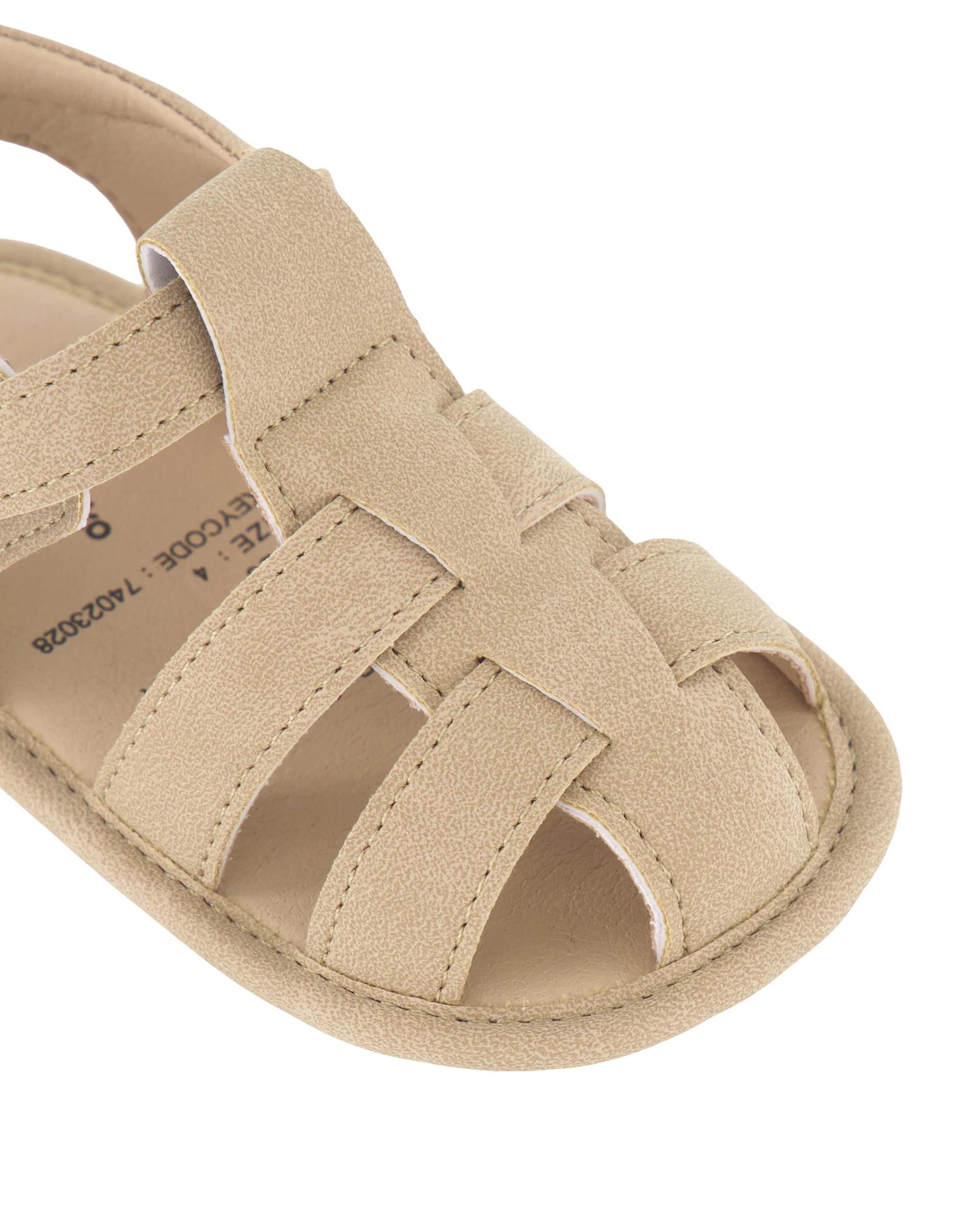 4 Baby Shoes Tan, 4 of 4