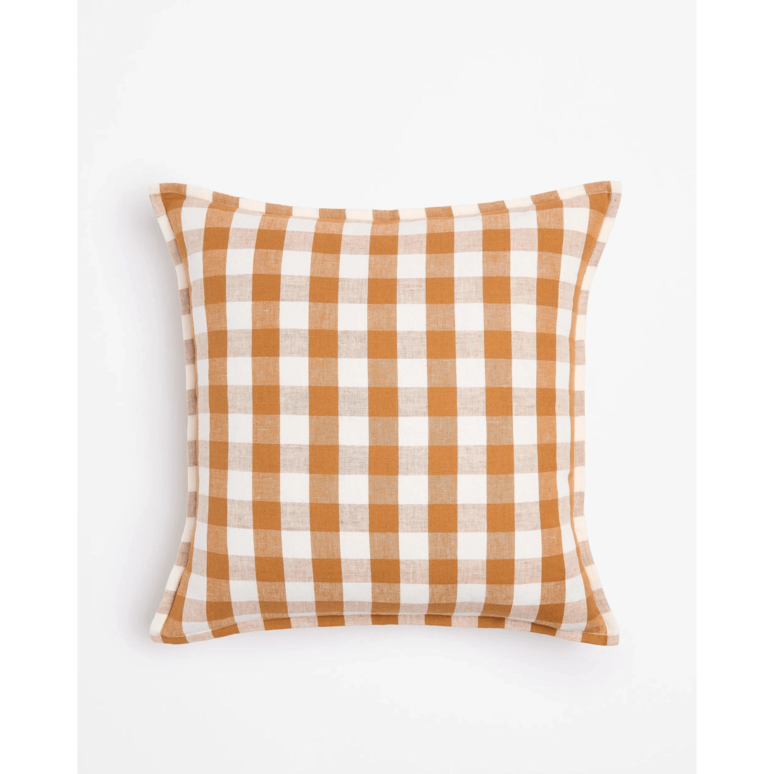 1 Target Sutton Linen Cotton YD Gingham Cushion - Yellow, 1 of 4