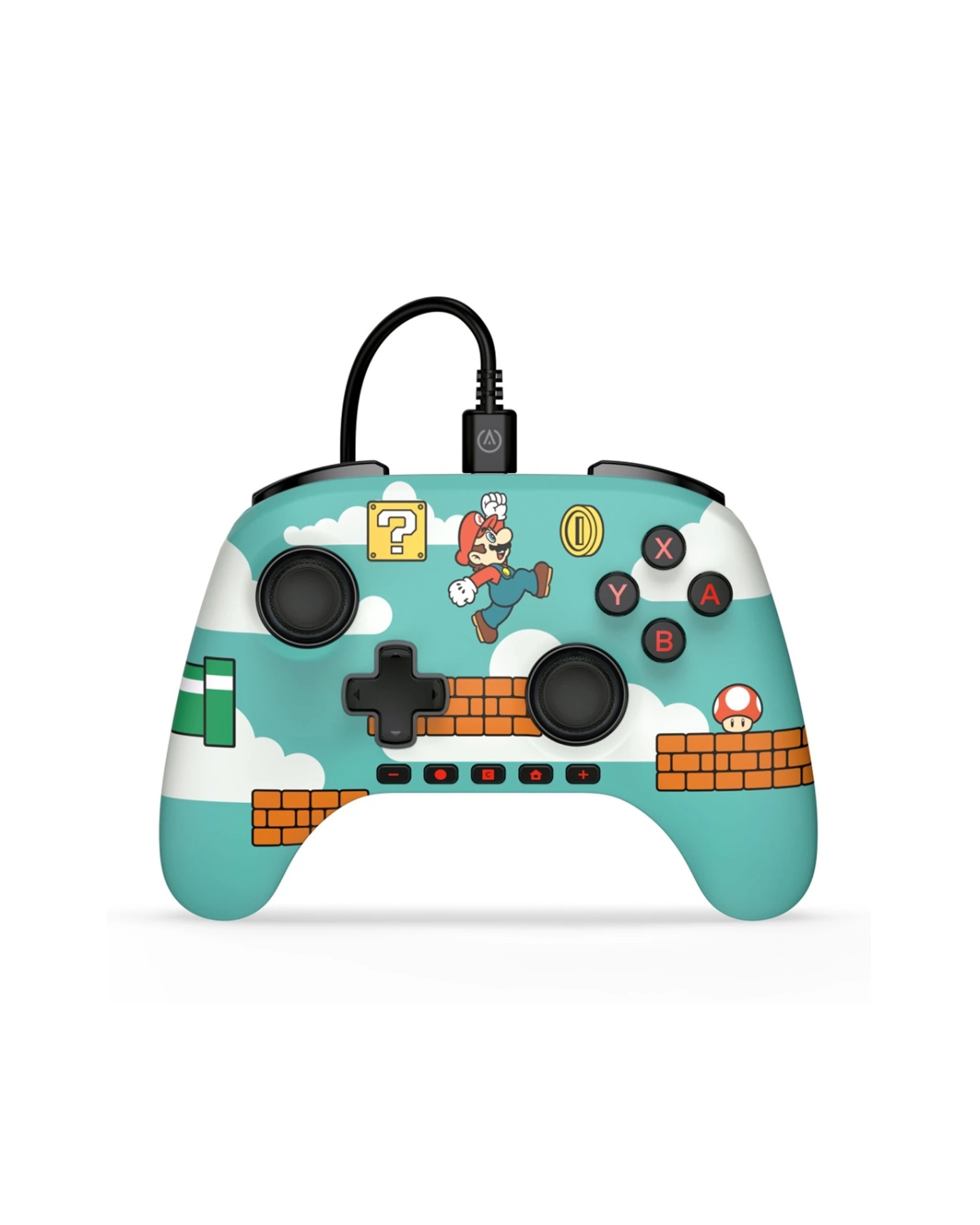 1 PowerA Nintendo Switch 2 Advantage Wired Gaming Controller Mario Time 3.5mm Jack - Multi, 1 of 6