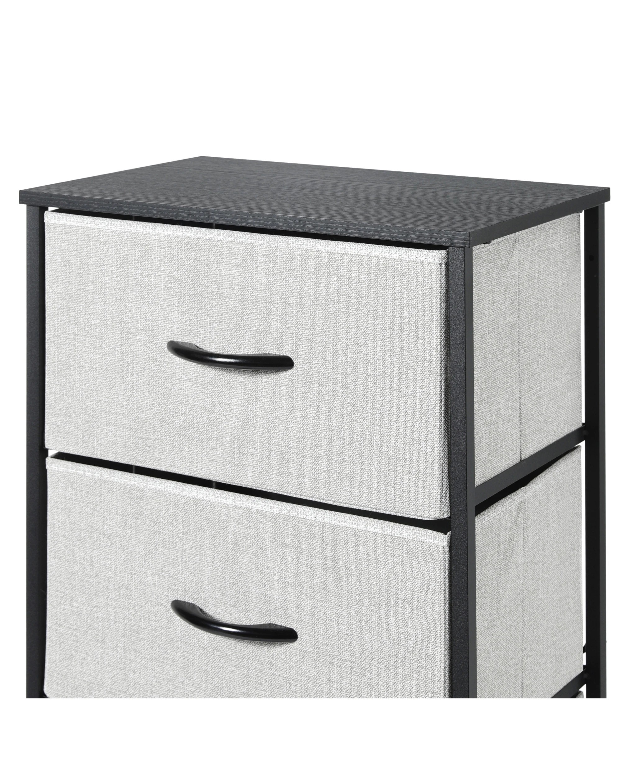 5 Sherwood Luna 5 Drawer Tallboy - Grey, 5 of 7