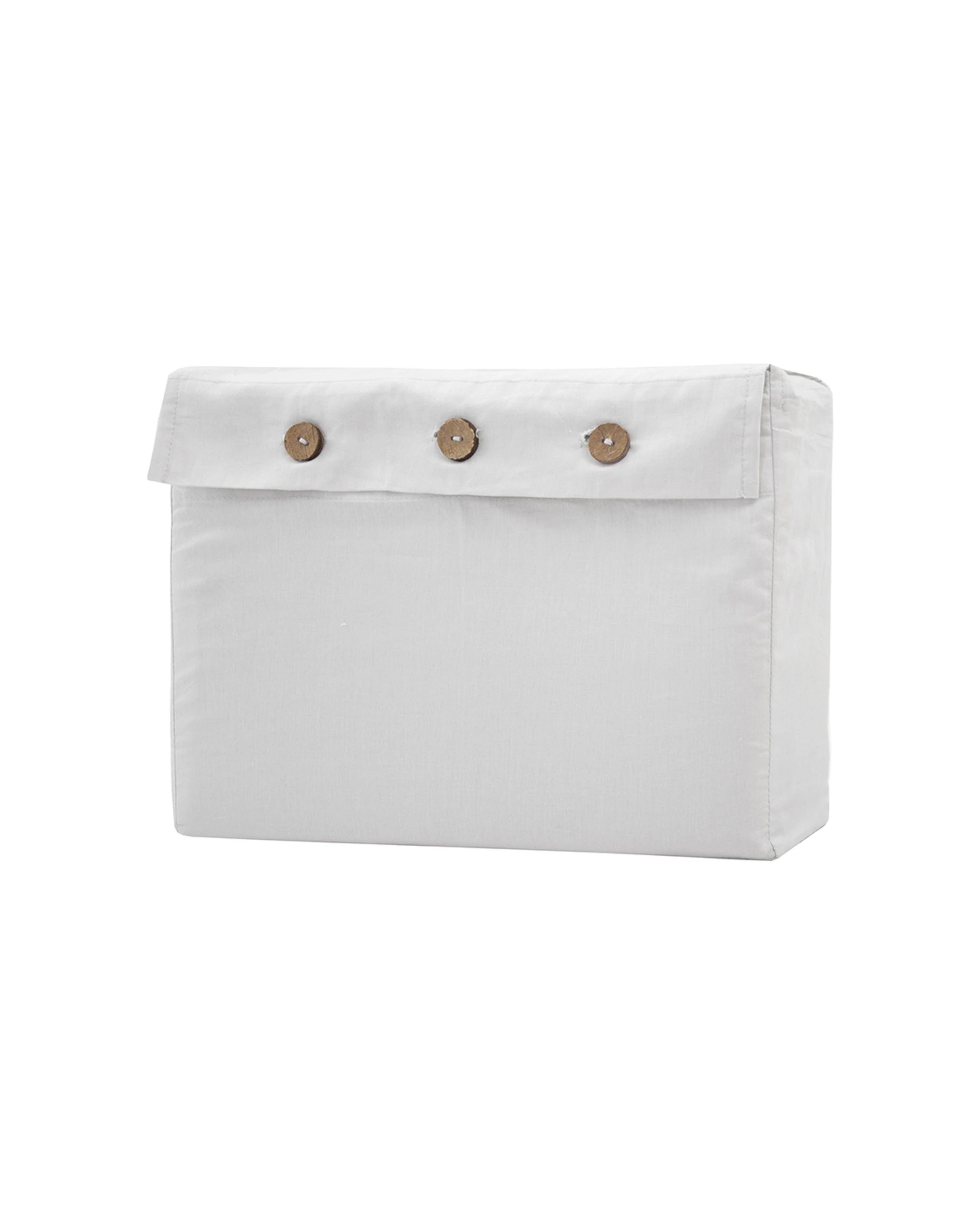 4 Bambury Temple Organic Cotton Sheet Set Ivory Home Bedding - Single Bed - Beige, 4 of 4