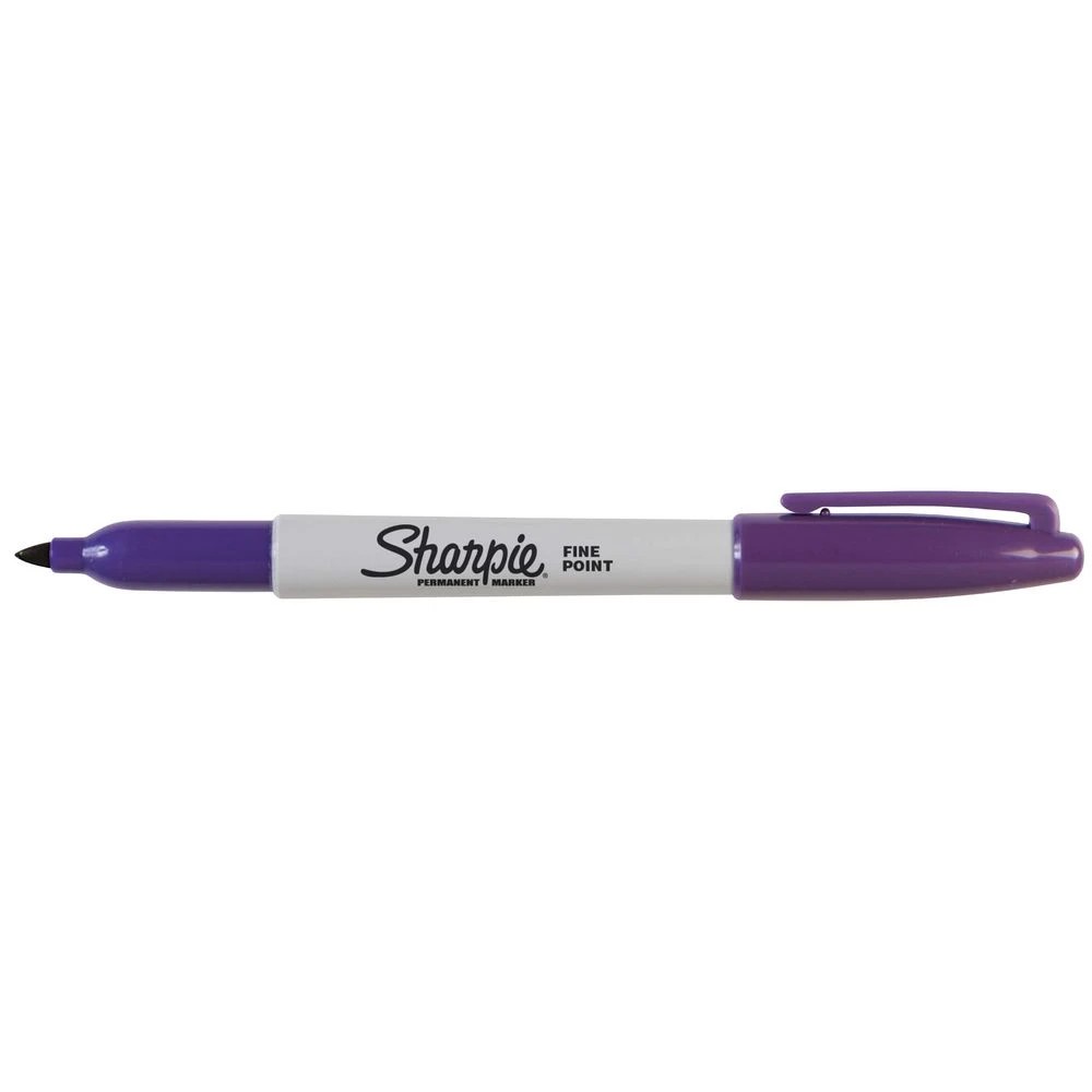 3 Sharpie Fine Permanent Marker Purple, 3 of 3