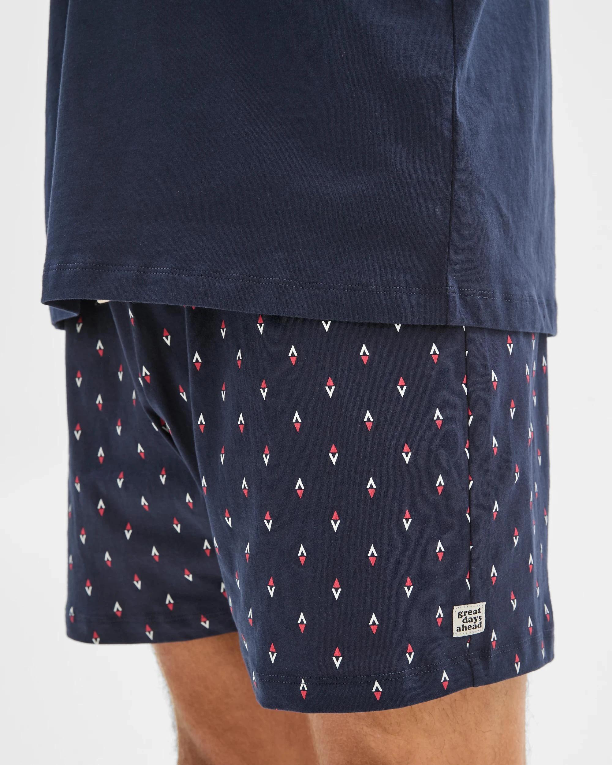 3 Maxx Australian Cotton Jersey Sleep Set NAVY BLUE, 3 of 5