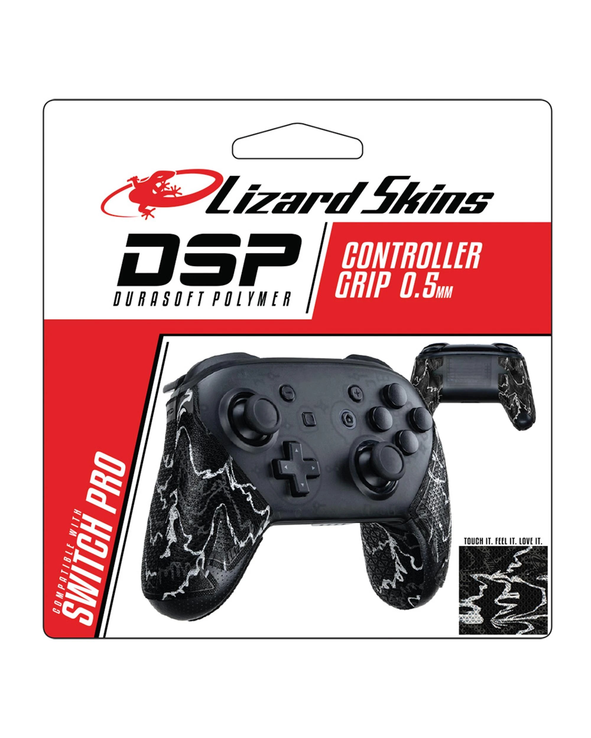 1 Lizard Skins DSP Skin for Switch Pro Controller - Black Camo - Black, 1 of 5
