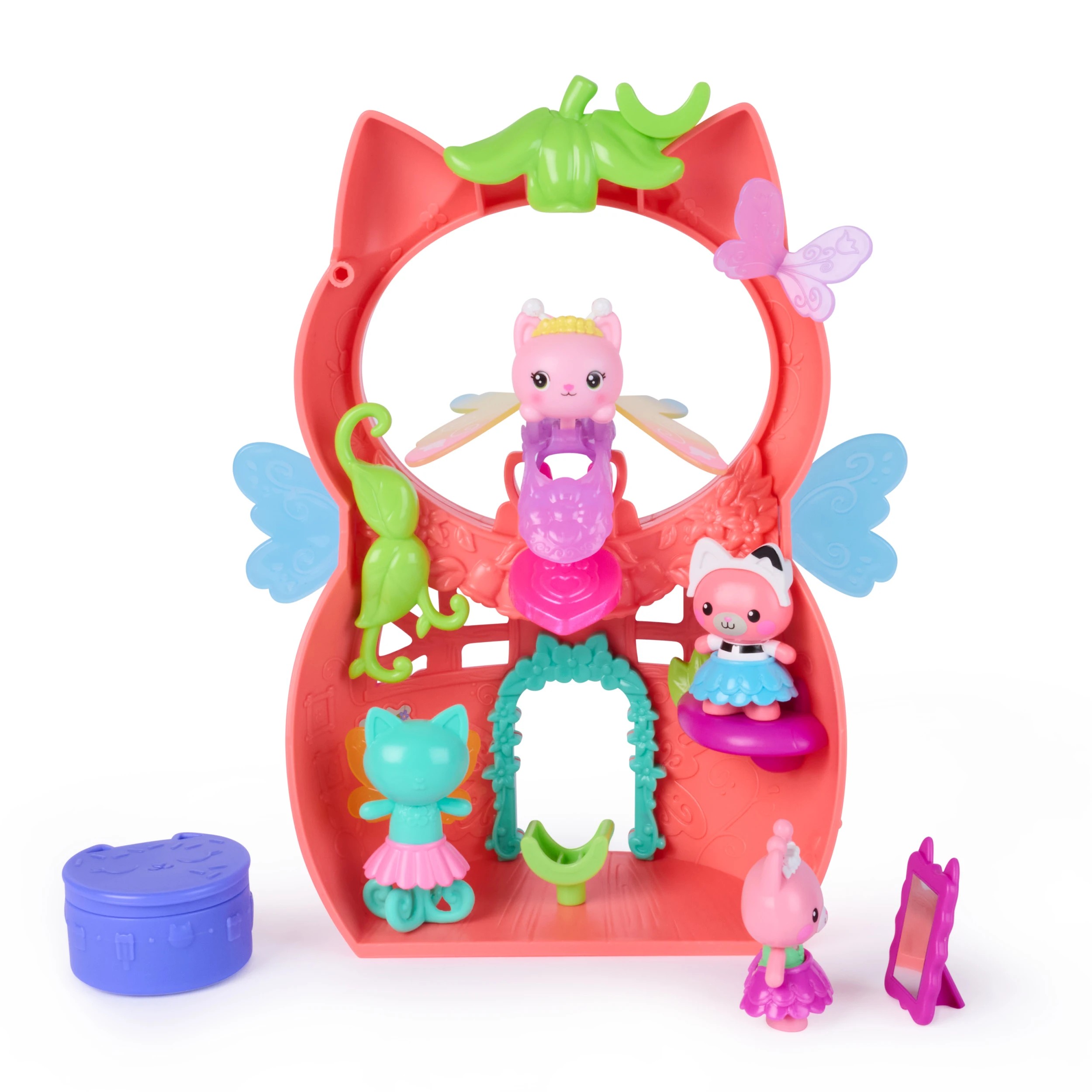 3 Dreamworks Gabby's Dollhouse Fairylandia Kitty Fairy's Flutter-rific Playset, 3 of 10
