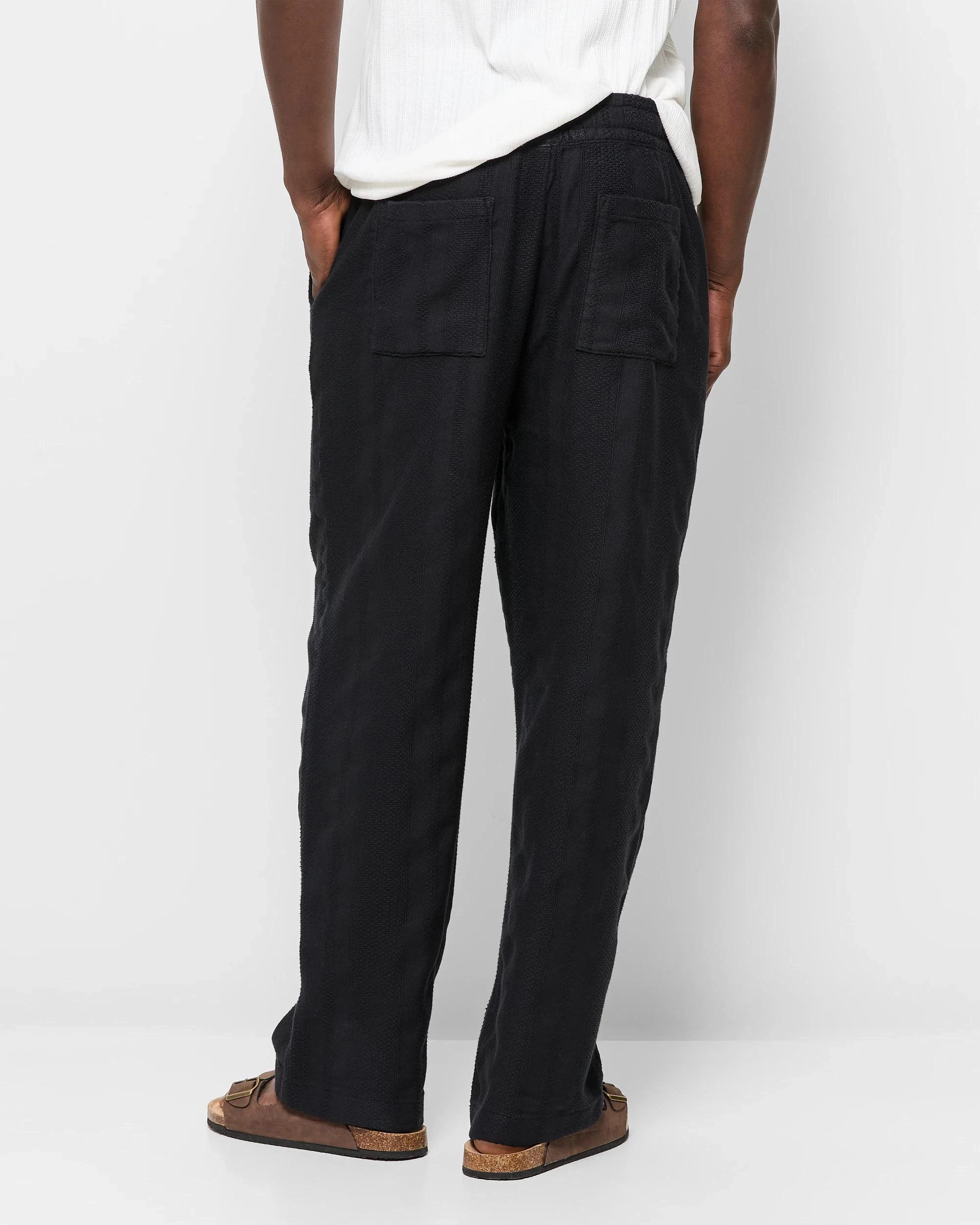 4 Australian Cotton Beach Pants - Commons BLACK, 4 of 5