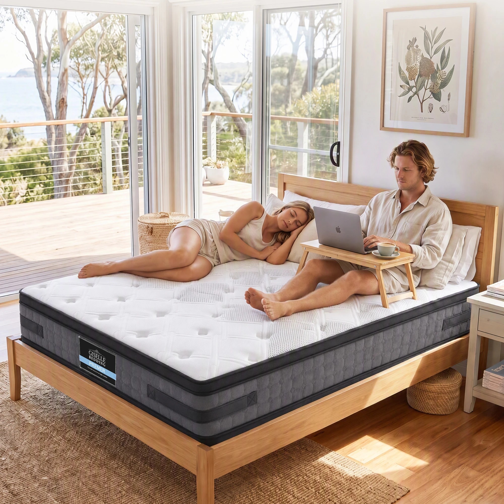 9 Giselle Bedding 36cm Mattress Cool Gel Memory Foam - King Bed - Multi, 9 of 10