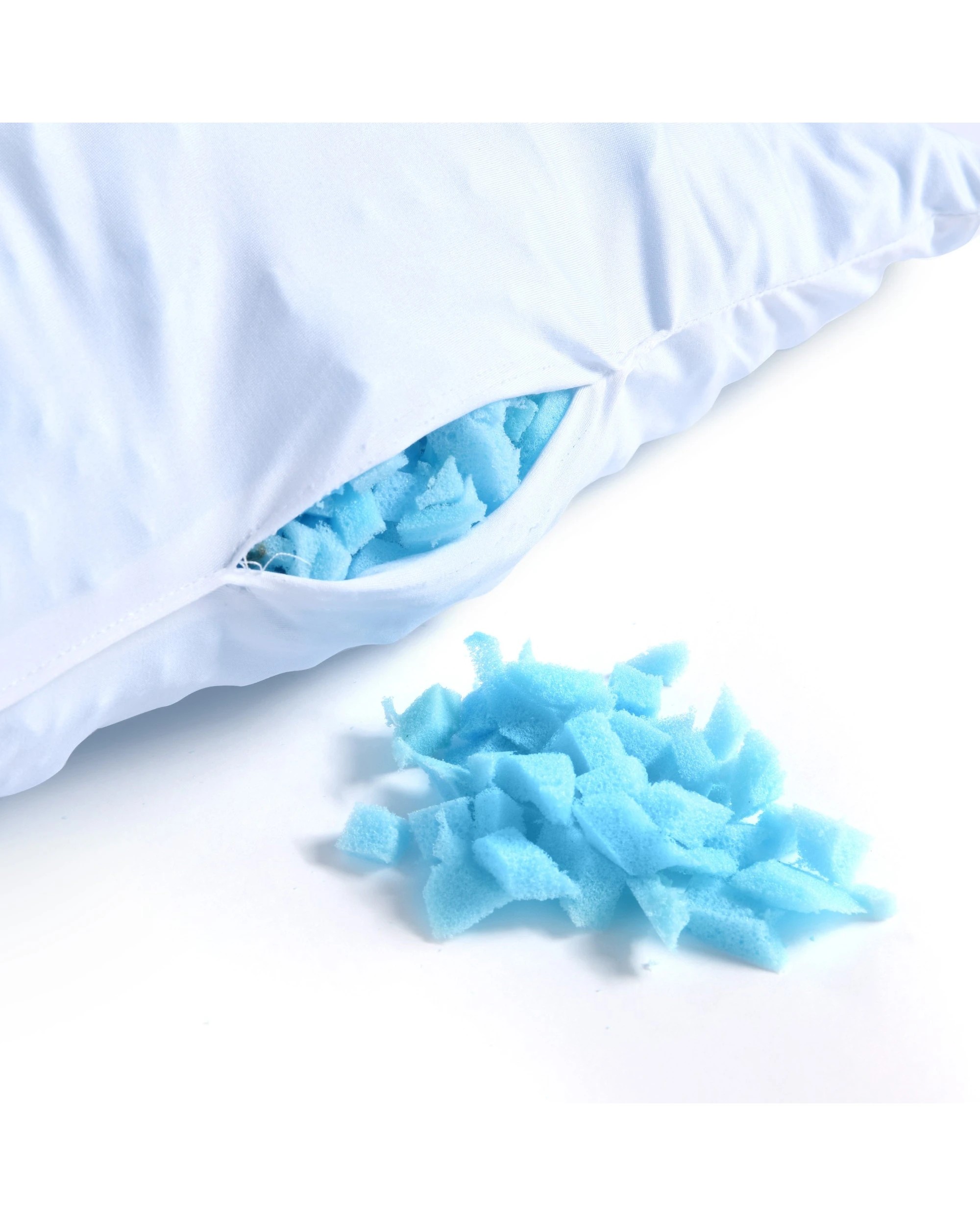 5 ESSN Cooling Gel Shredded Memory Foam Pillow 45x70 - White, 5 of 9