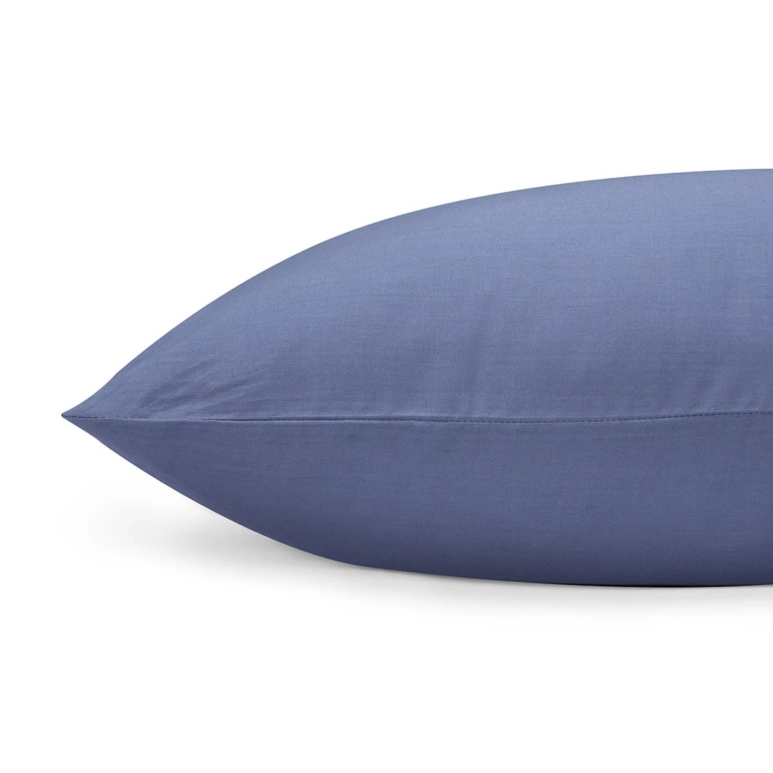 2 180 Thread Count Sheet Set - Single Bed, Mid Blue, 2 of 8