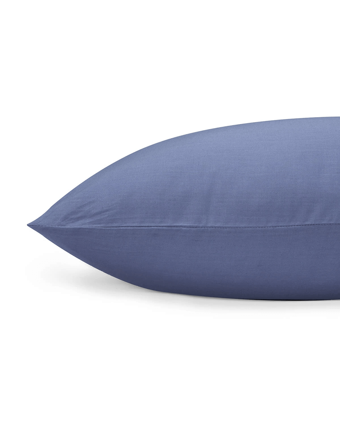 2 180 Thread Count Sheet Set - Single Bed, Mid Blue, 2 of 8