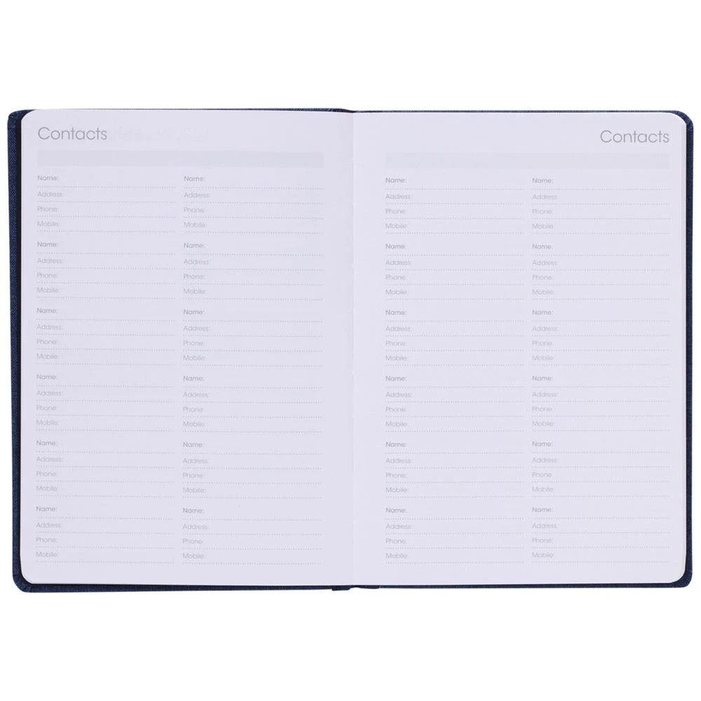 7 Otto A5 Week To View RPET Diary FY26/27 Navy, 7 of 8