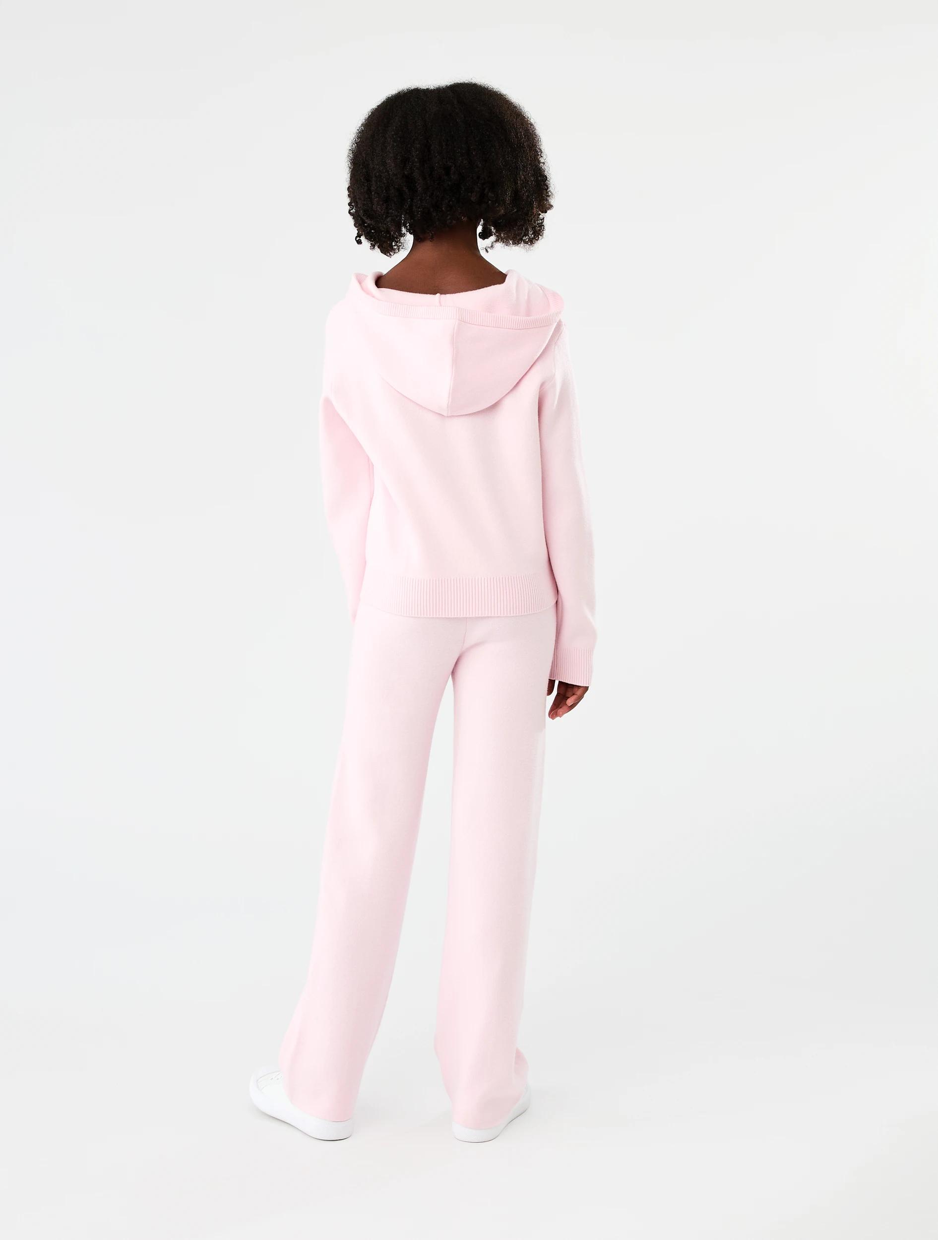 7 Bonded Knit Hoodie Bllet Pink, 7 of 7
