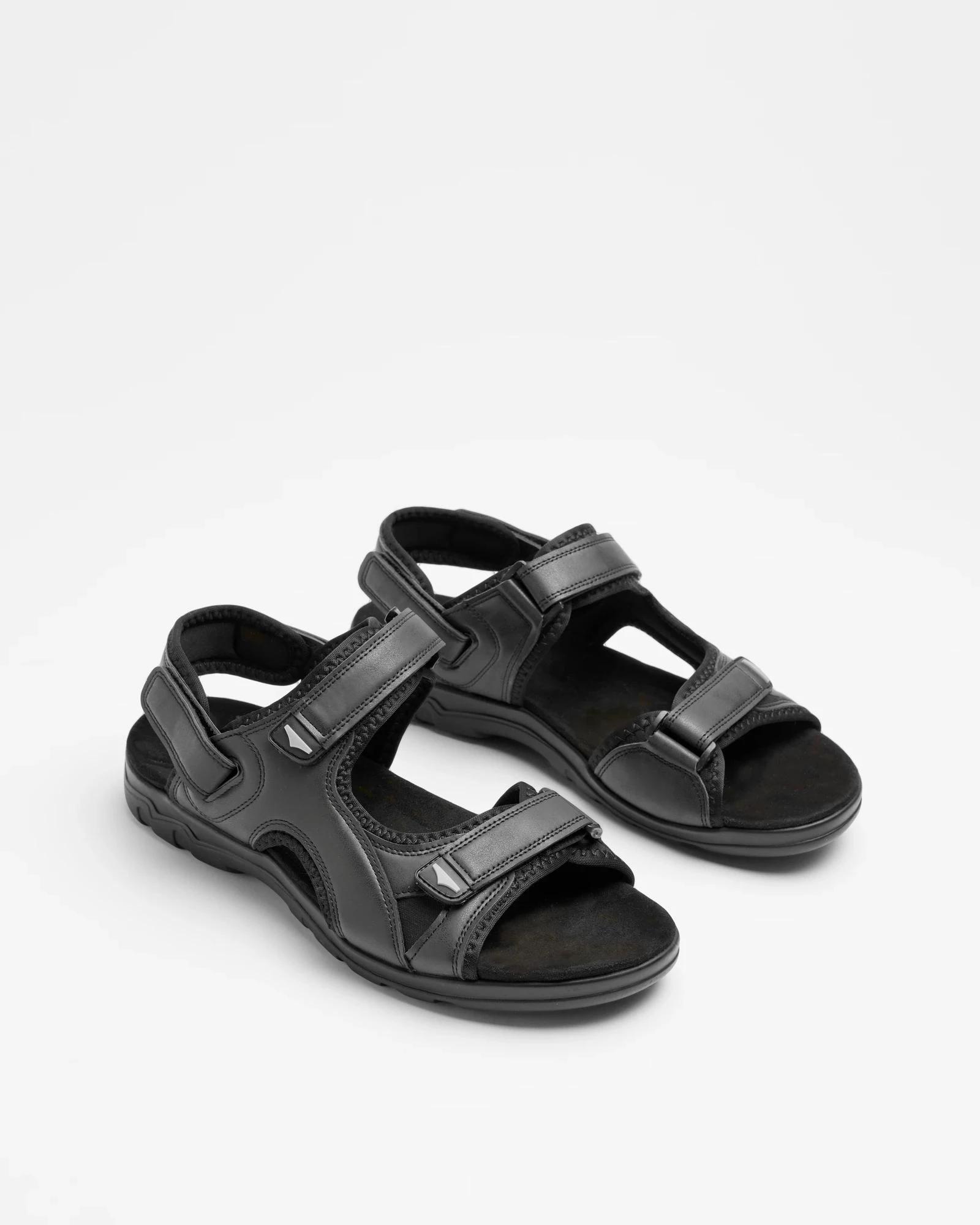 3 Target Man Mens Comfort Sandals - Saul BLACK, 3 of 3