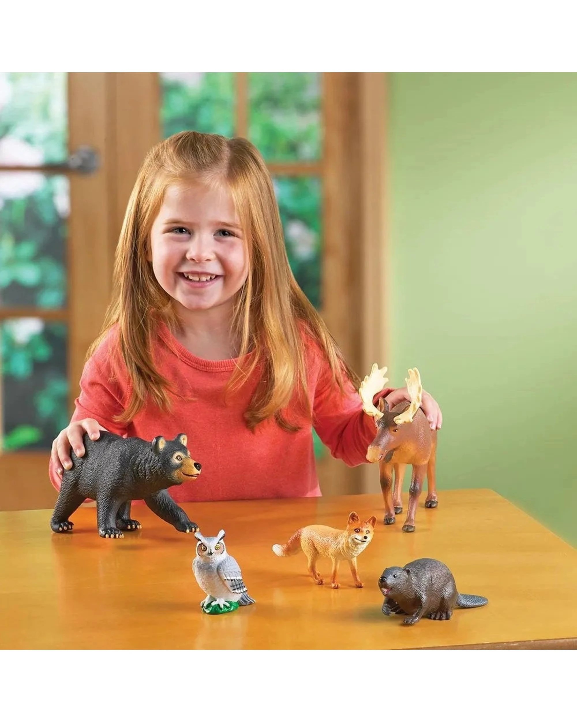 6 Learning Resources Jumbo Forest Animals Set of 5, 6 of 6