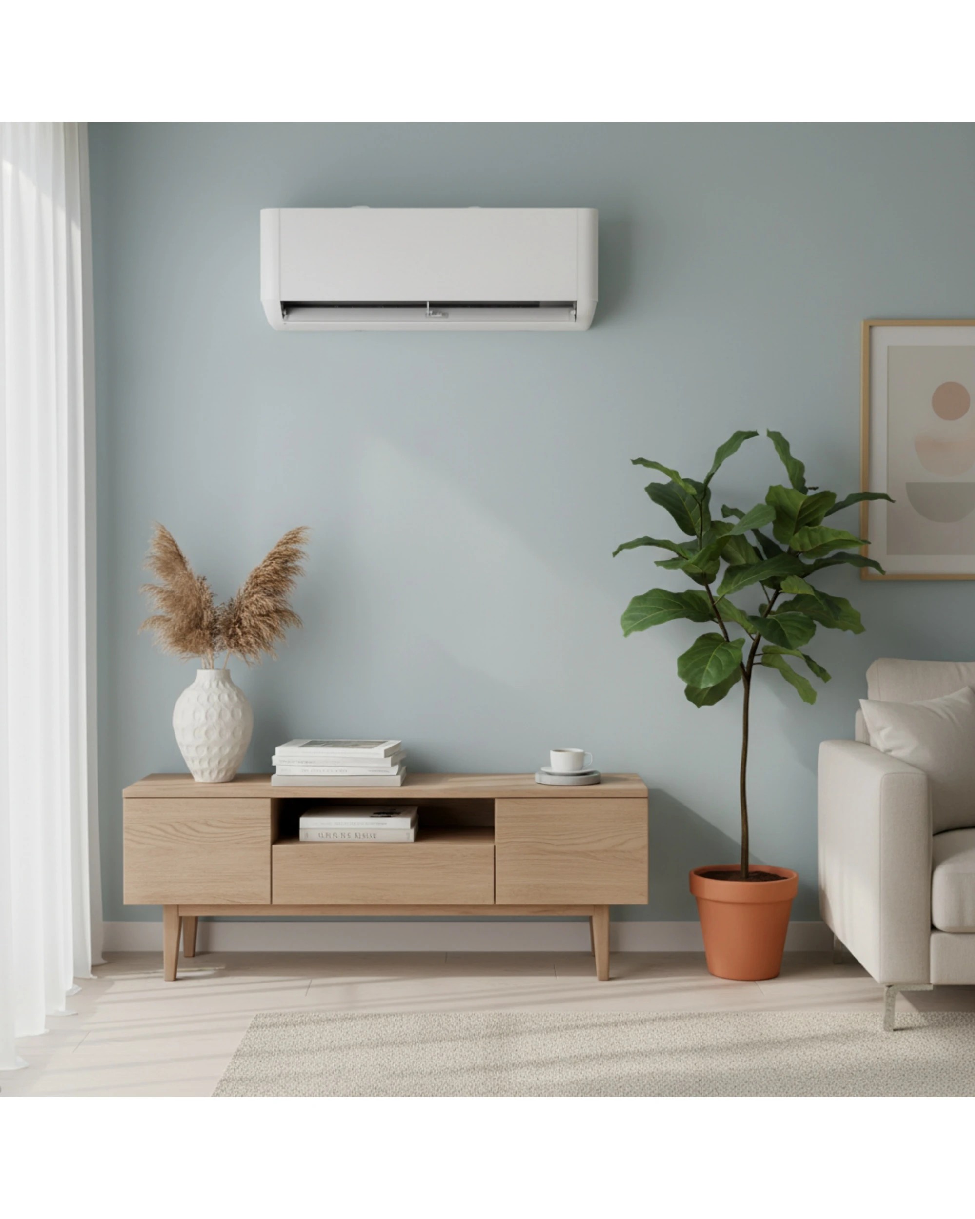 2 Advwin 2.64Kw Inverter Split Air Conditioner Reverse Cycle APP Control - White, 2 of 10